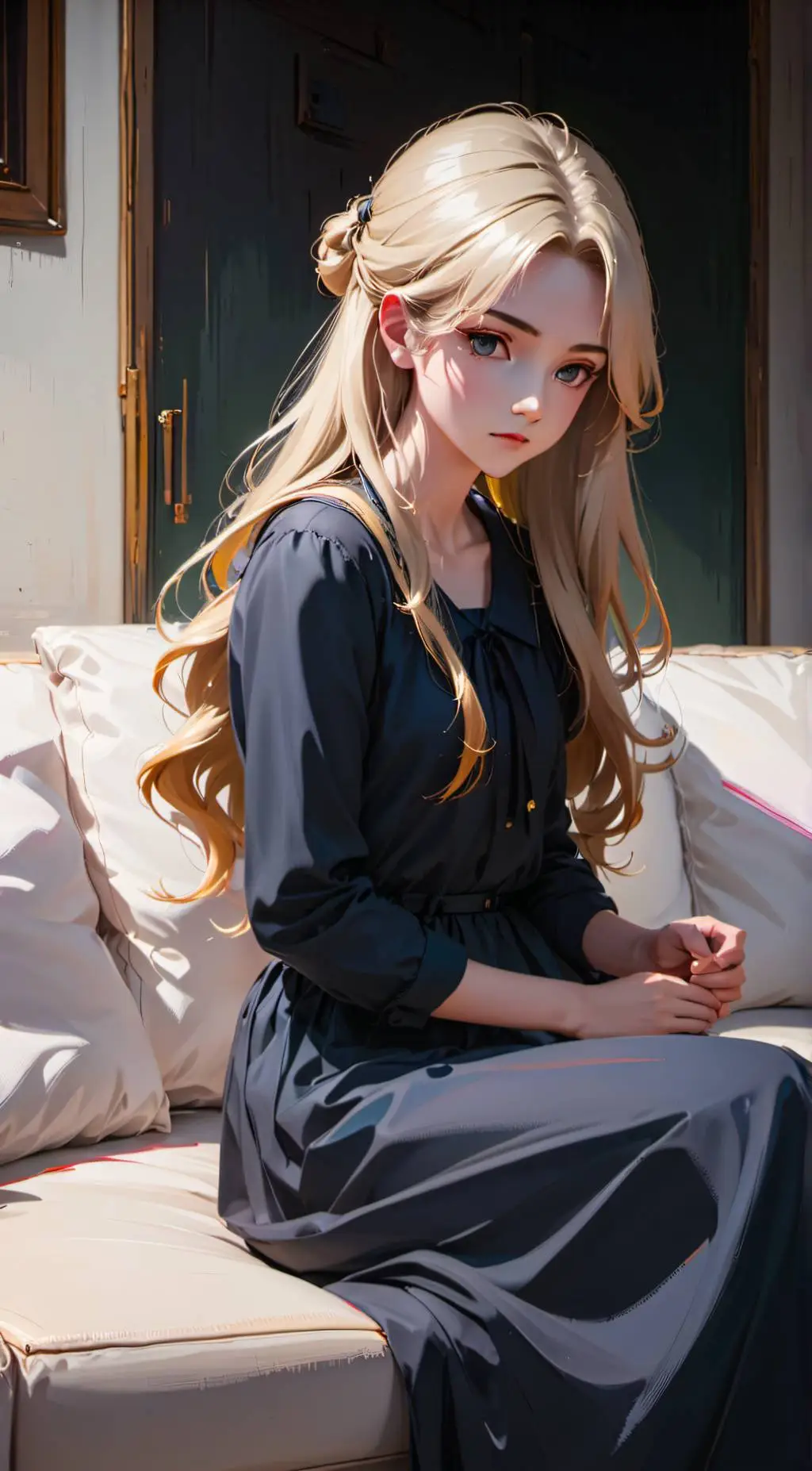 ai character: Charrlte  background