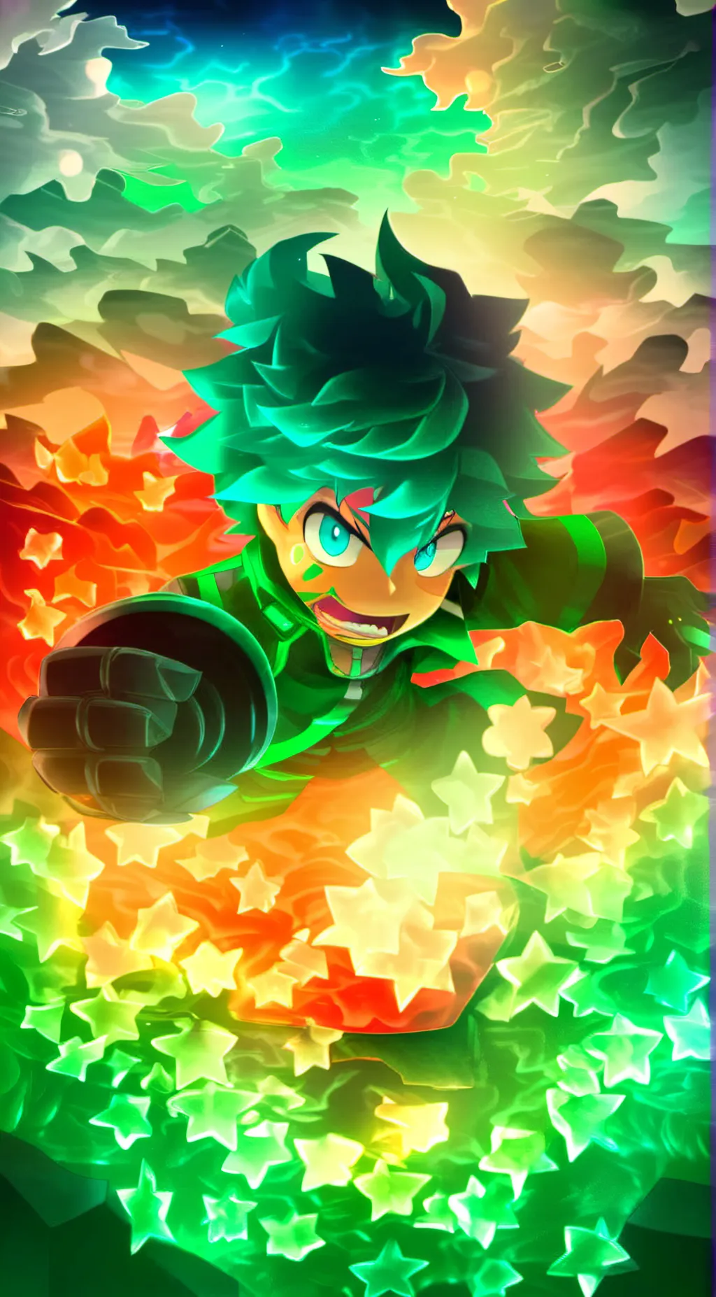 ai character: deku background