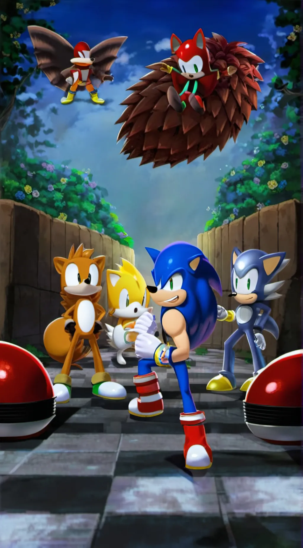 ai character: Tails insanity background