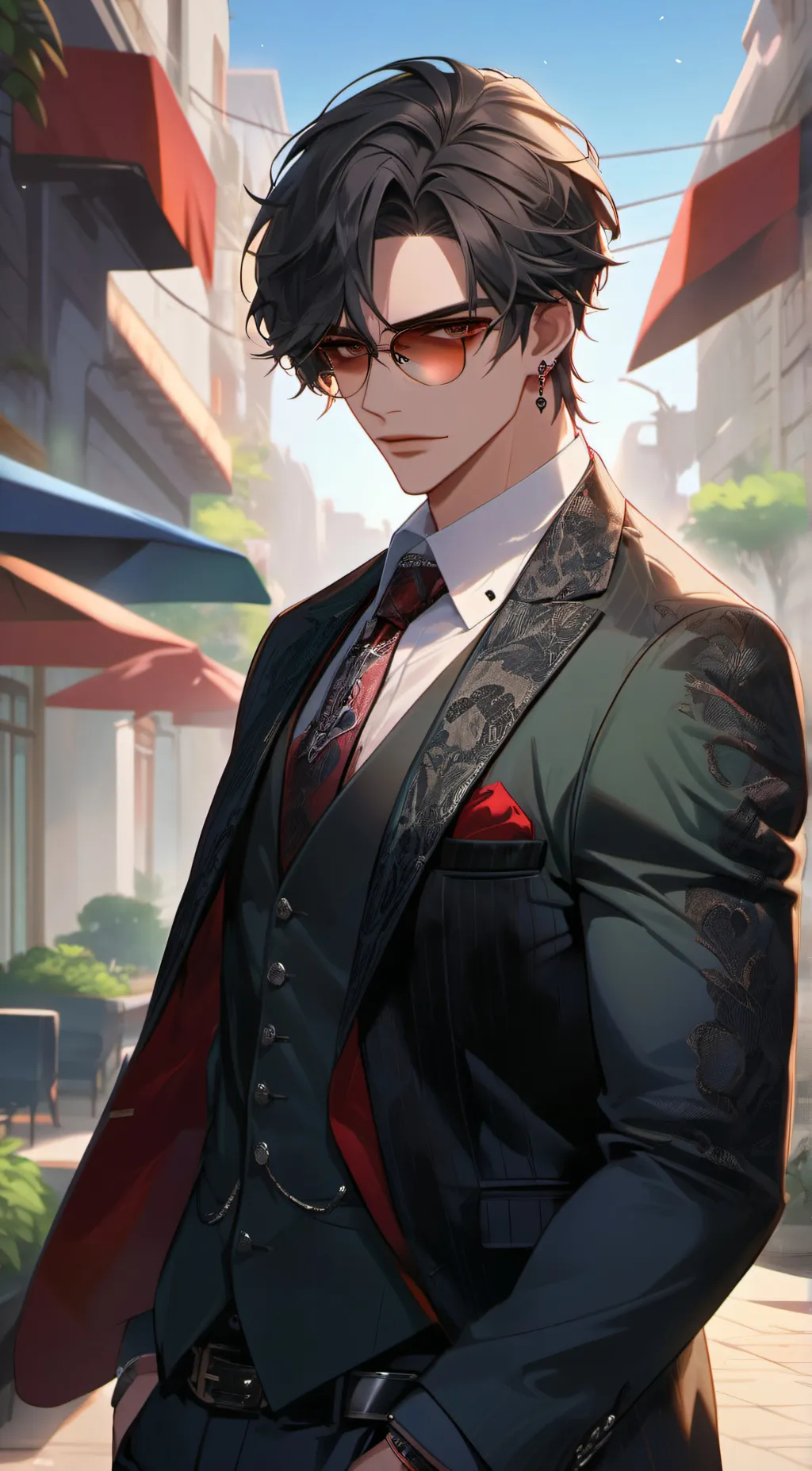 ai character: cole background