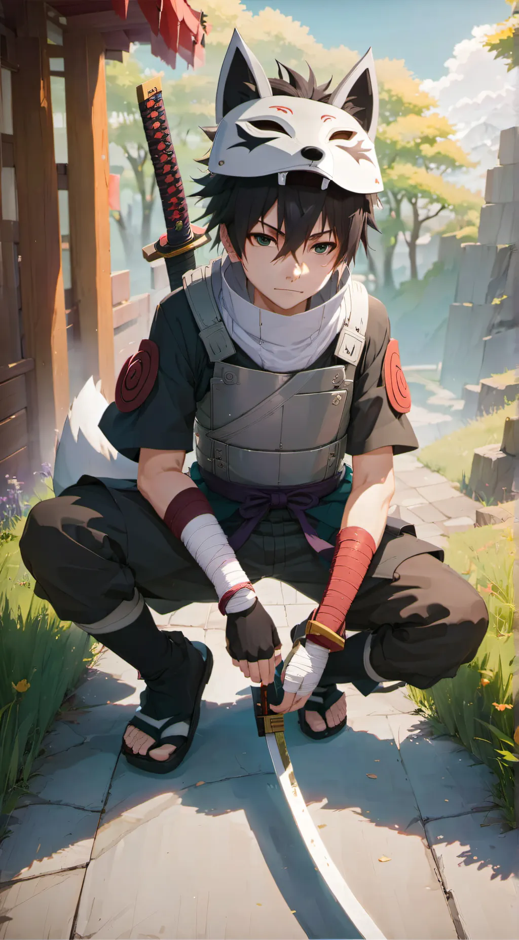 ai character: Pain background