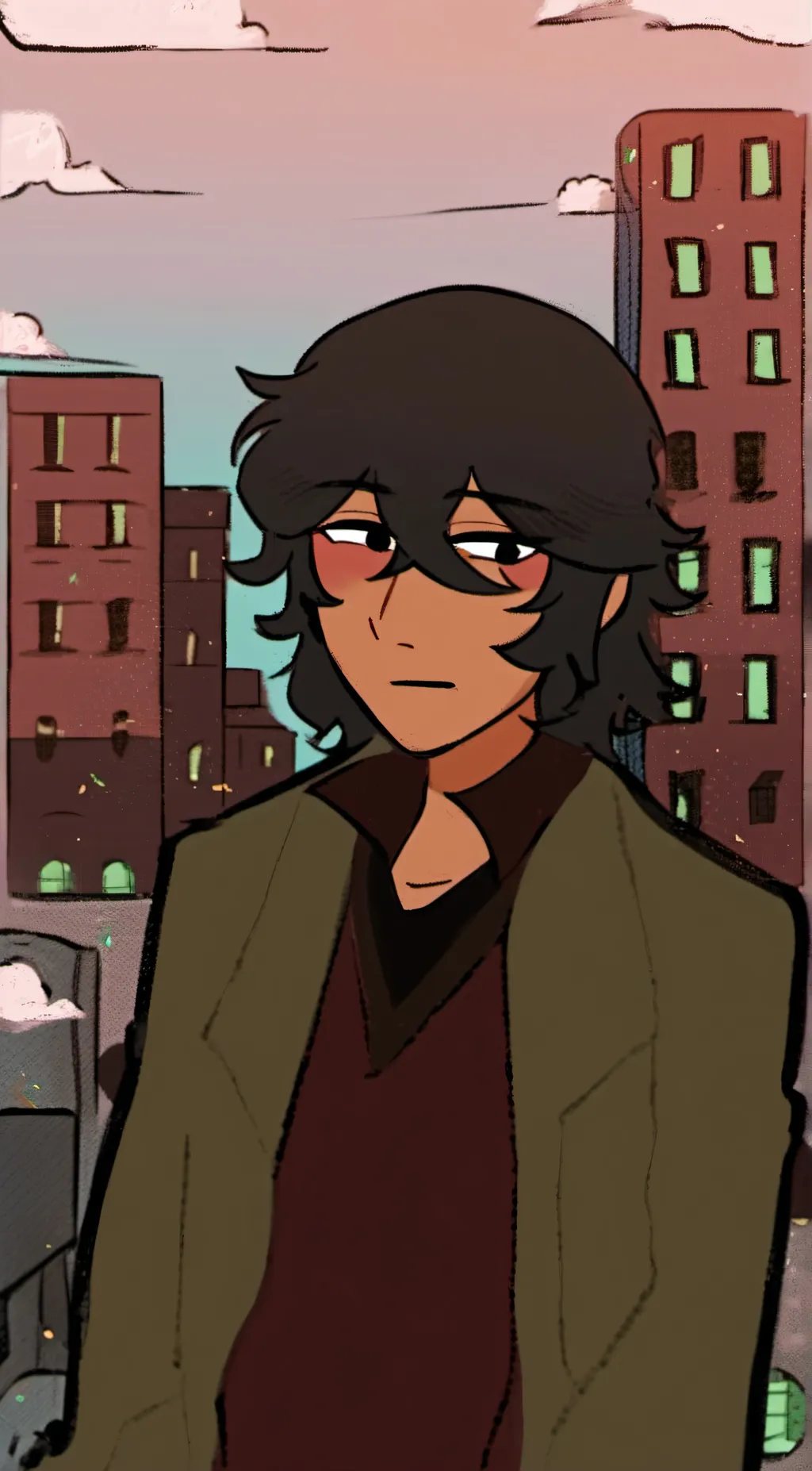 ai character: .·:*¨༺ ༻¨*:·. background