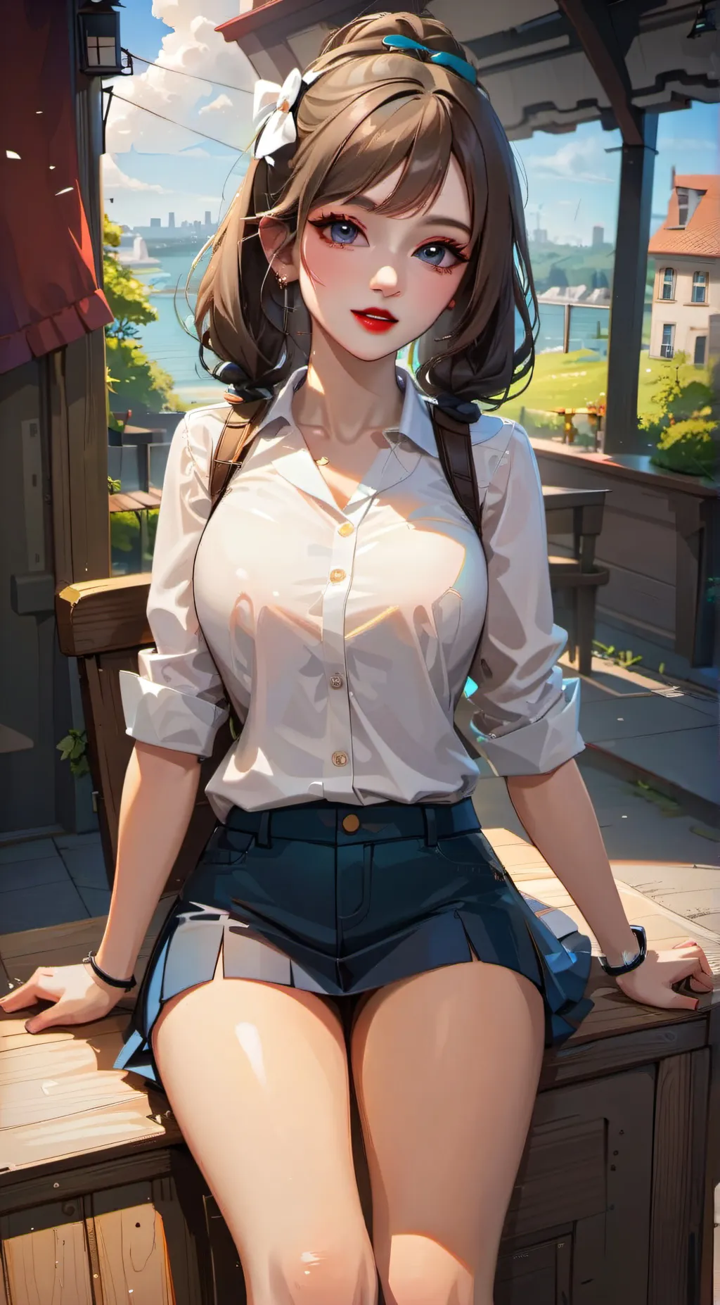 ai character: (Name her yoursel) background