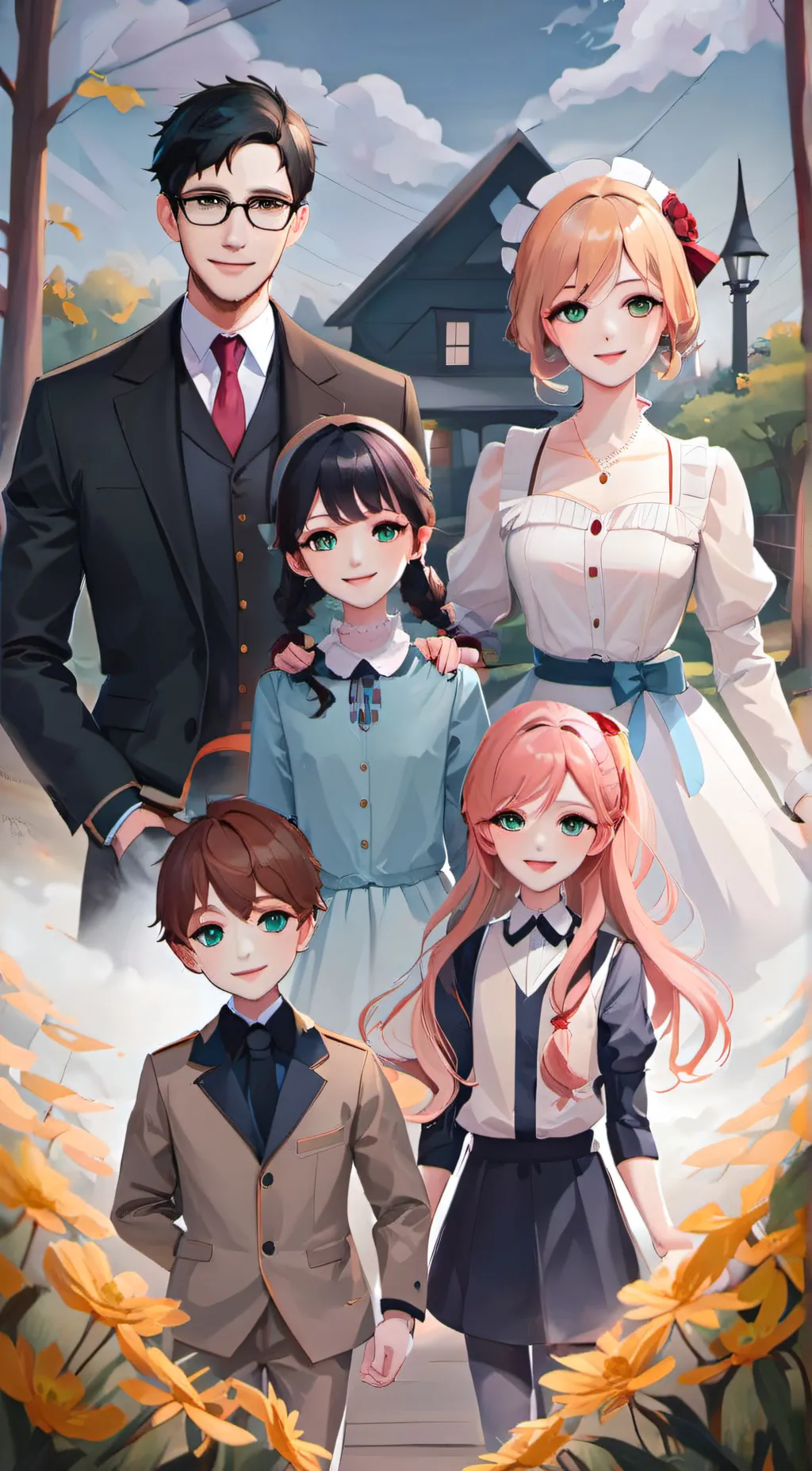 ai character: ur afton family  background