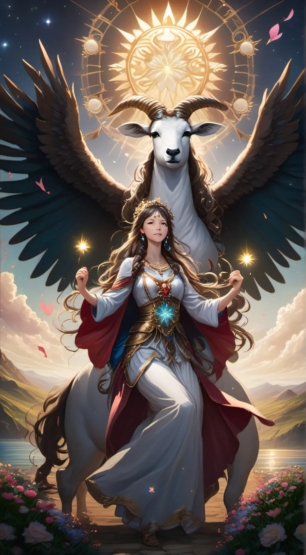 ai character: Jeni & Luci background