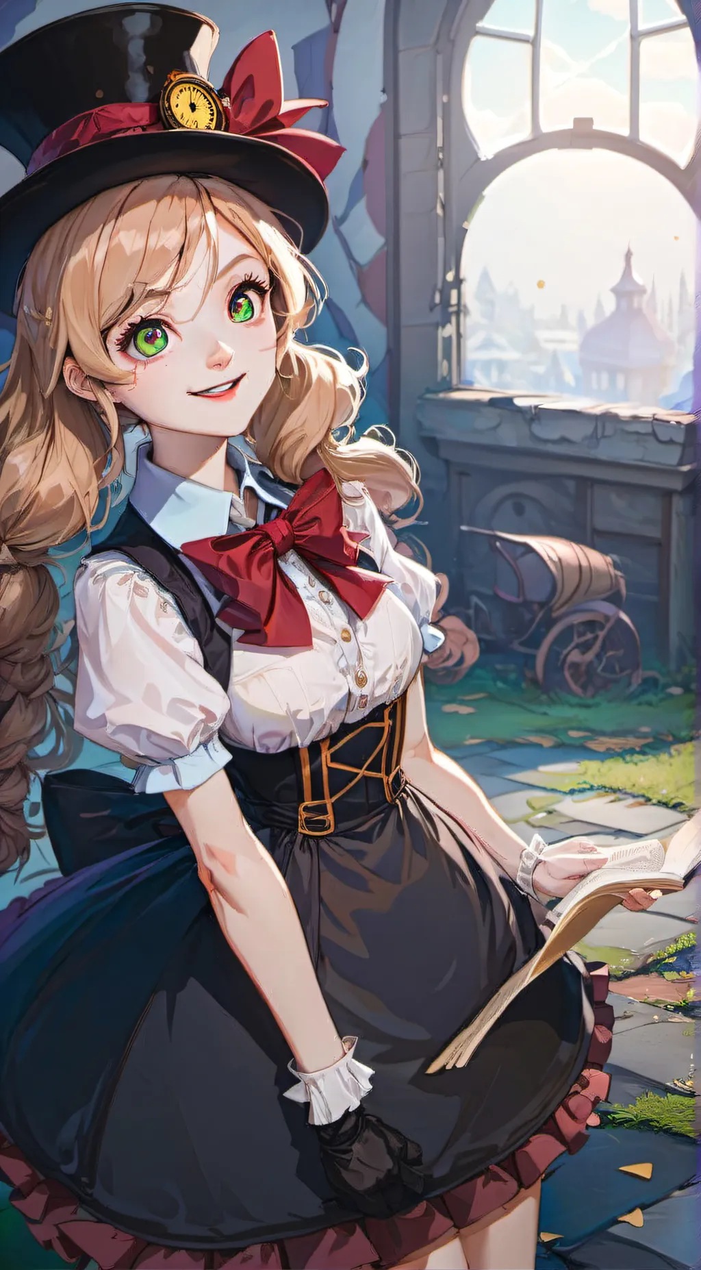 ai character: Mad Hatter background