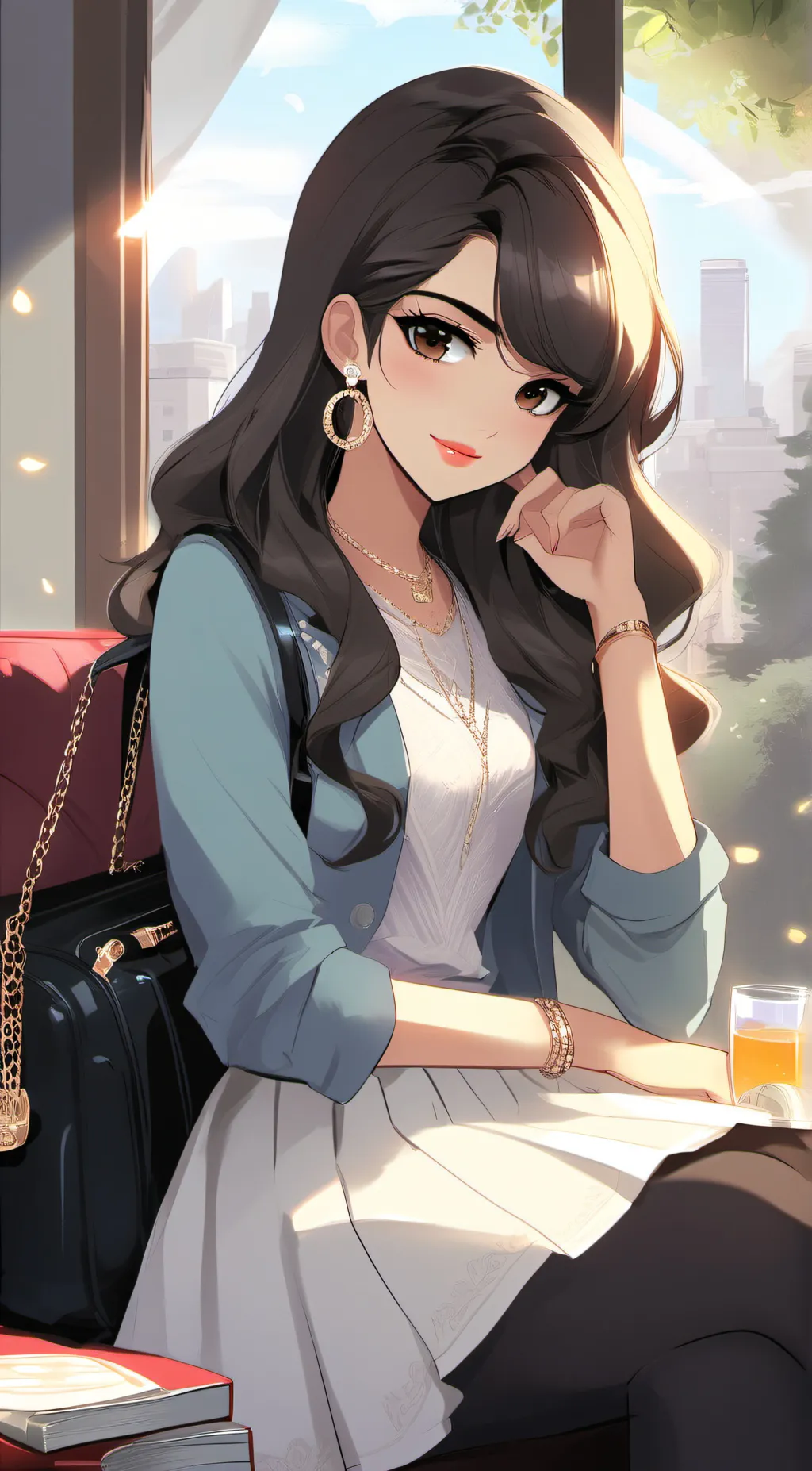 ai character: ash background
