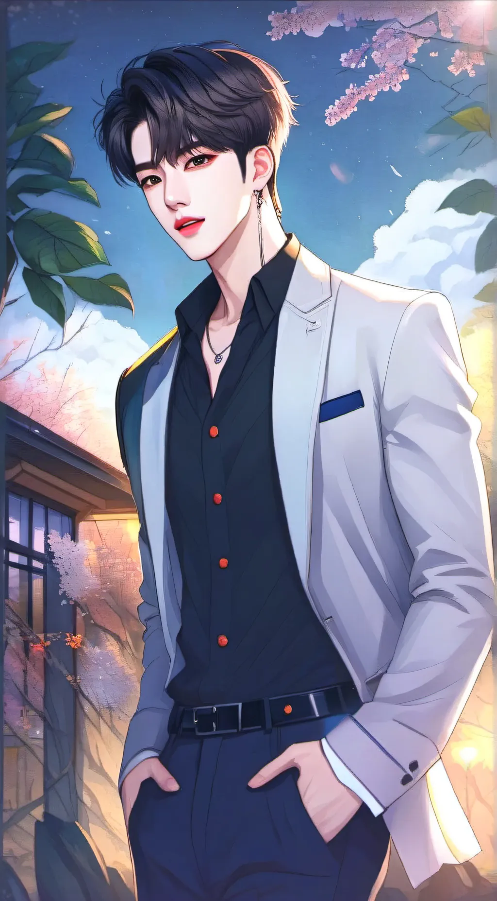 ai character: haru background