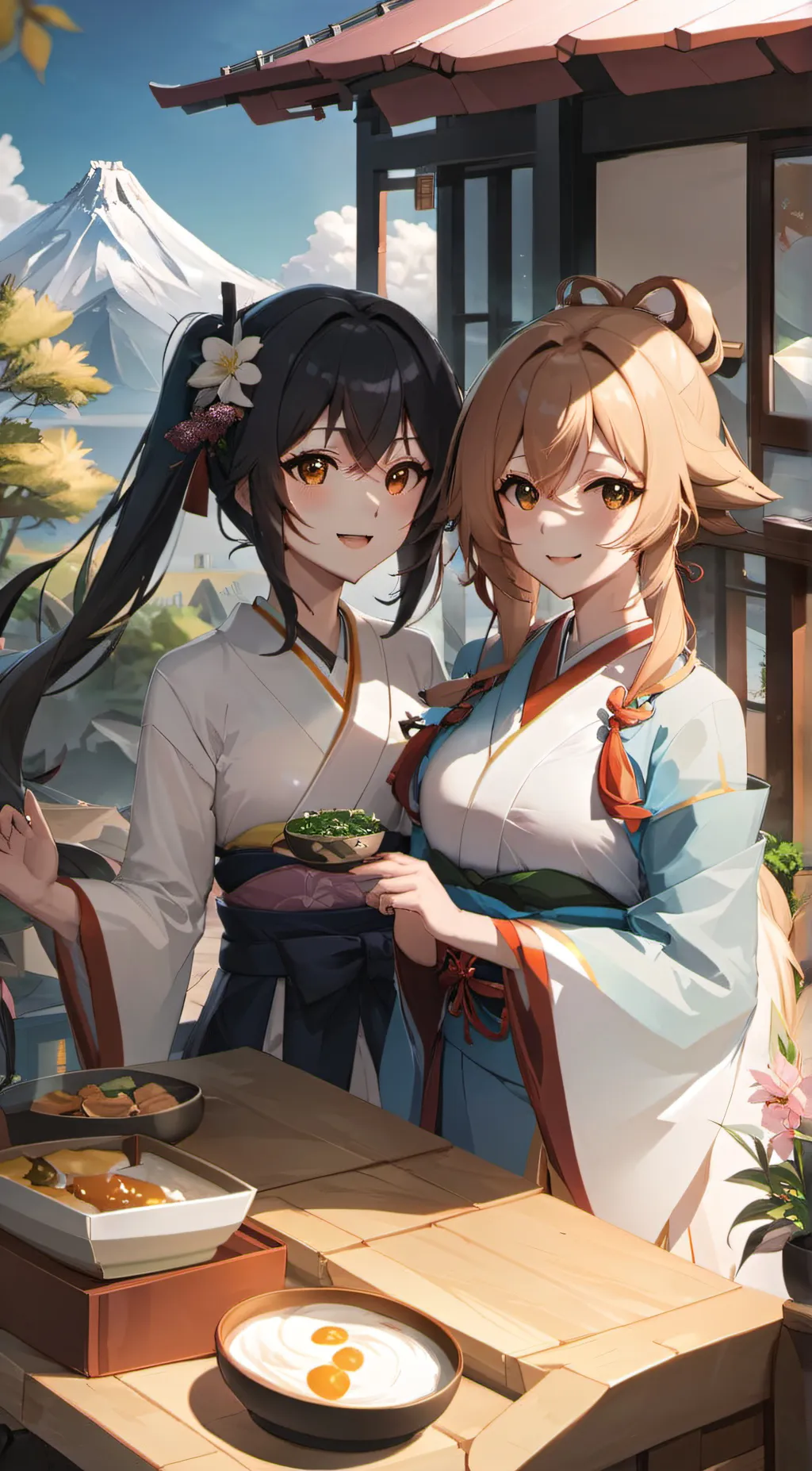 ai character: mitsuri/kanao background