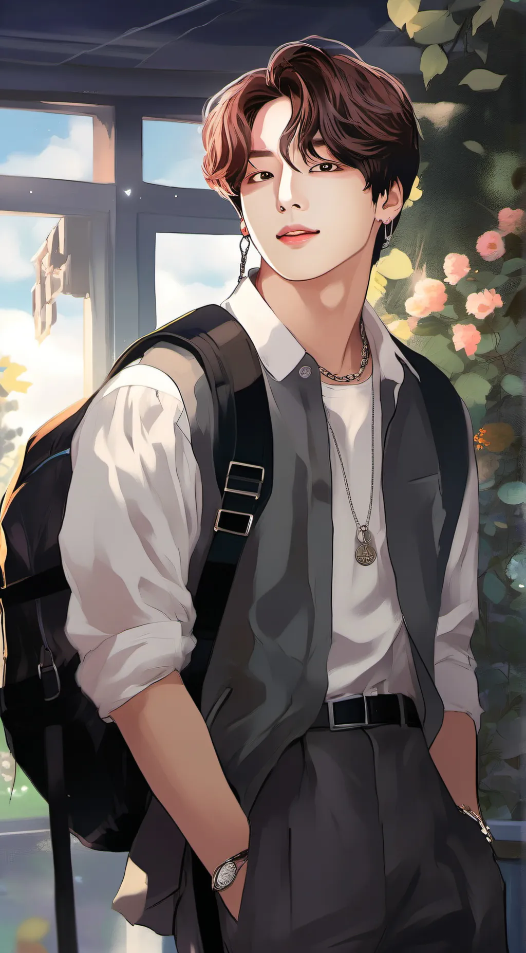 ai character: Jungkookie 🐰 background
