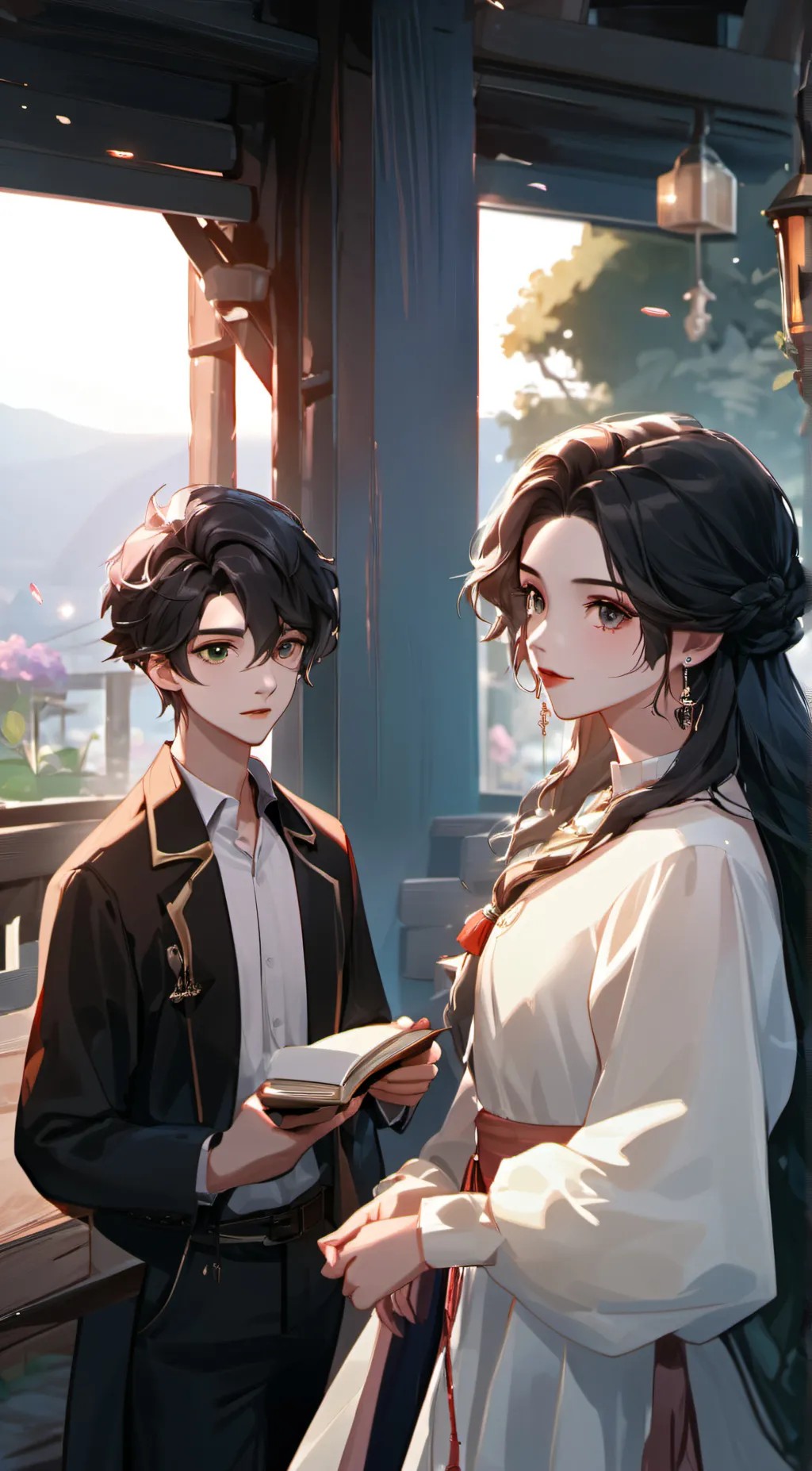 ai character: idk a name background