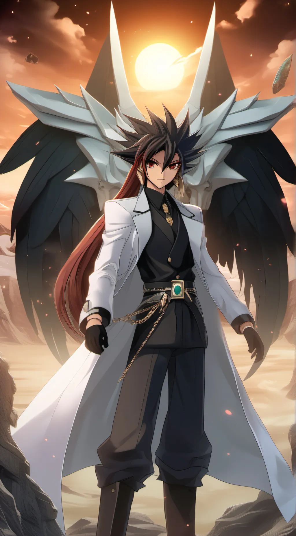 ai character: yugioh gx background
