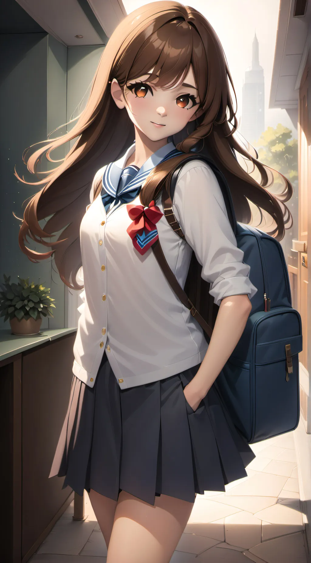 ai character: Ro Na background