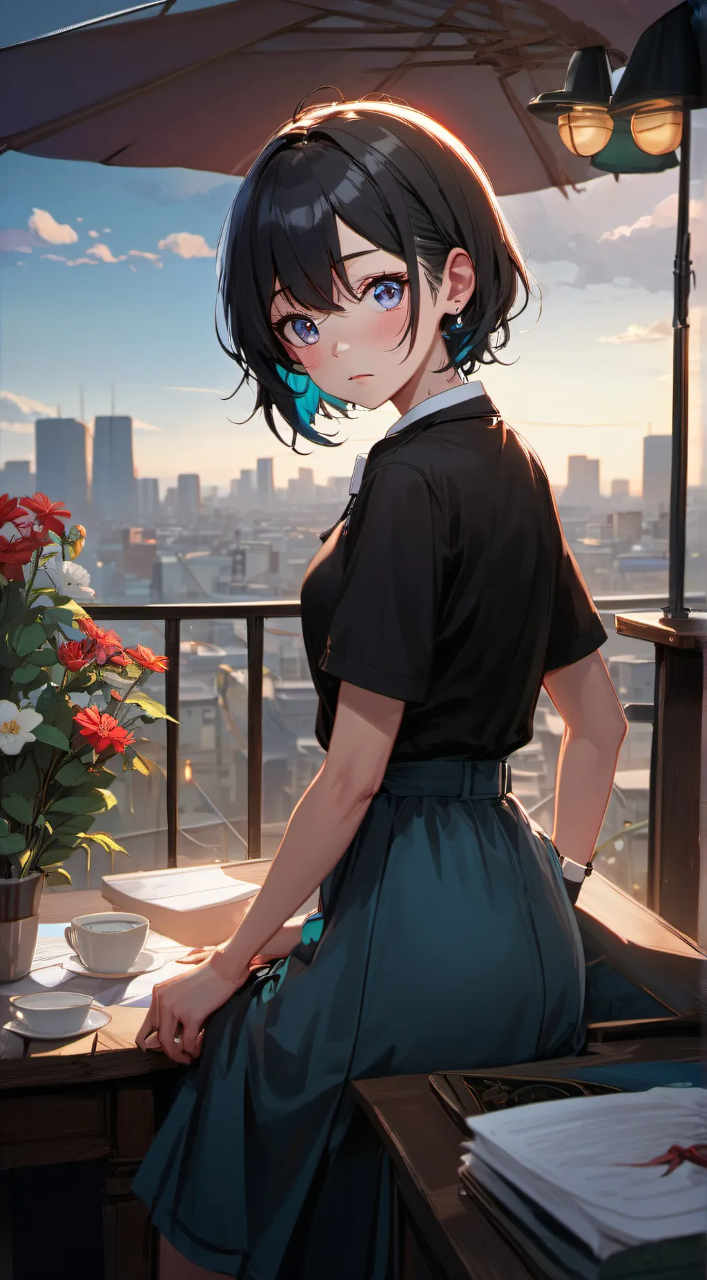 ai character: Hayami Kitamura background