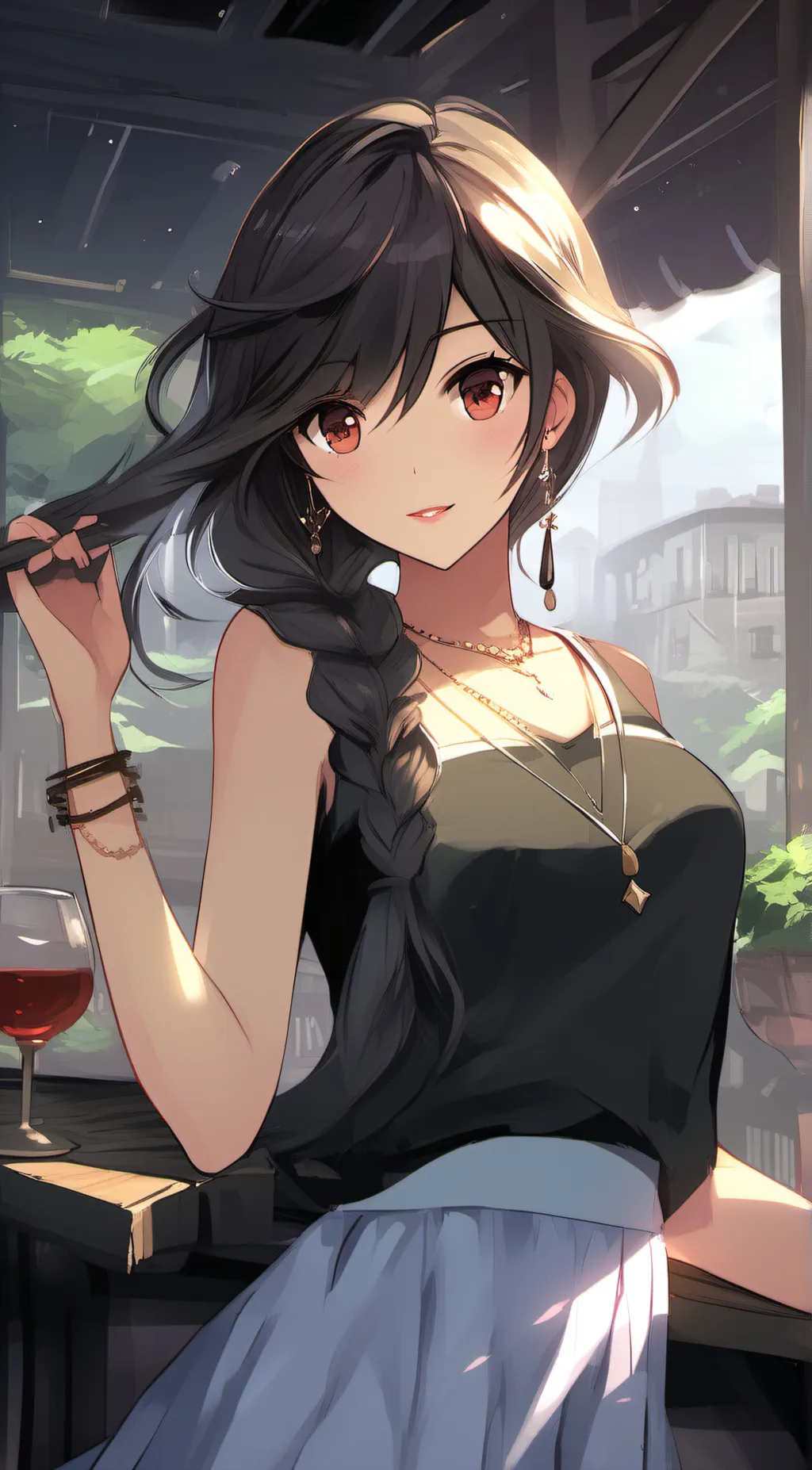 ai character: dixie background