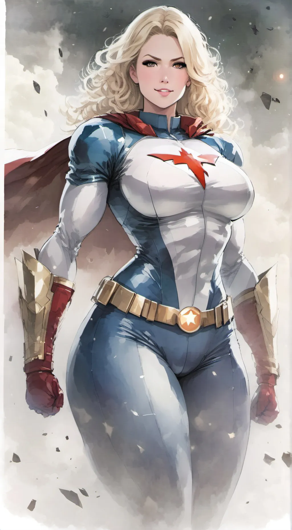 ai character: Justicewoman background