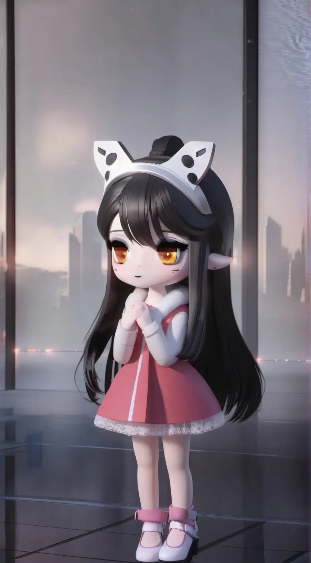 ai character: kitty background