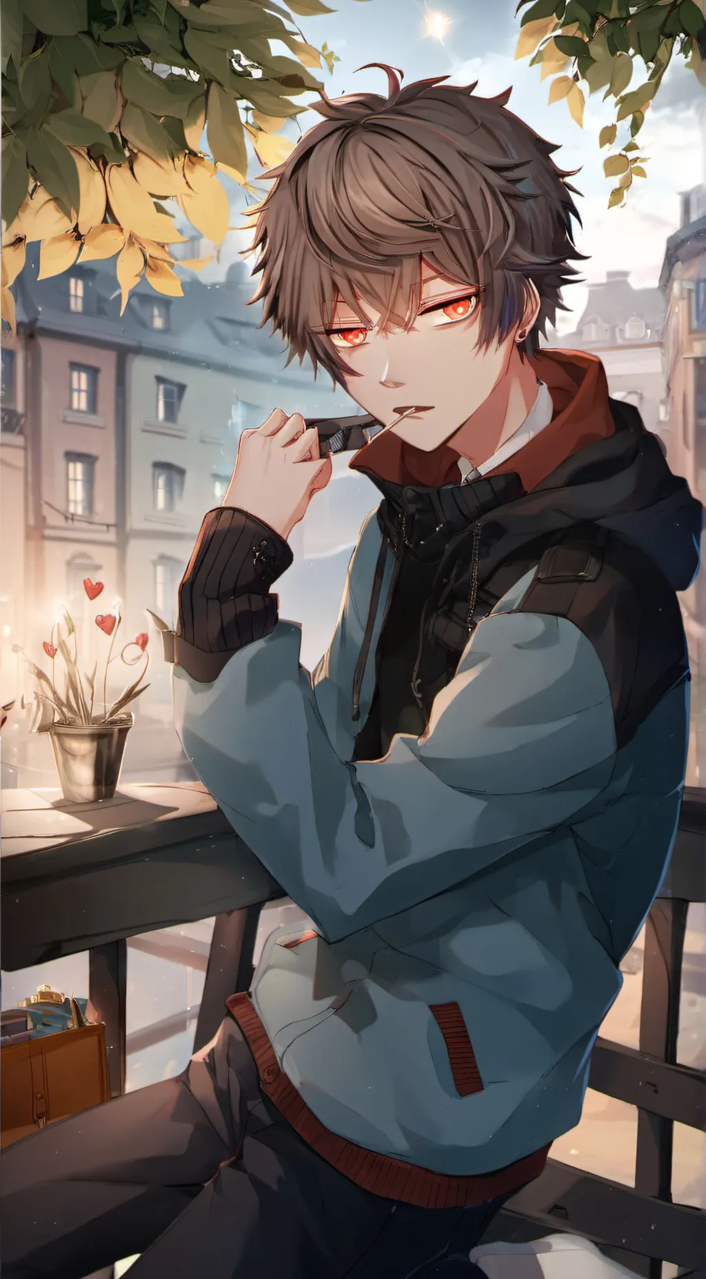 ai character: Ethan background