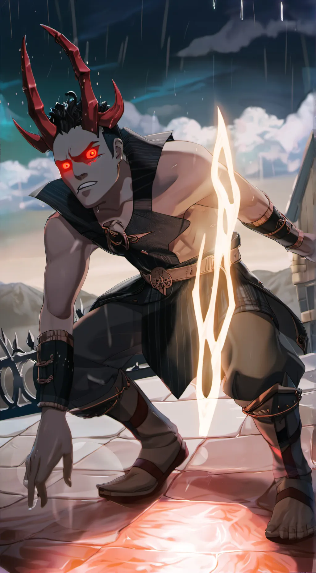 ai character: Lucifer background