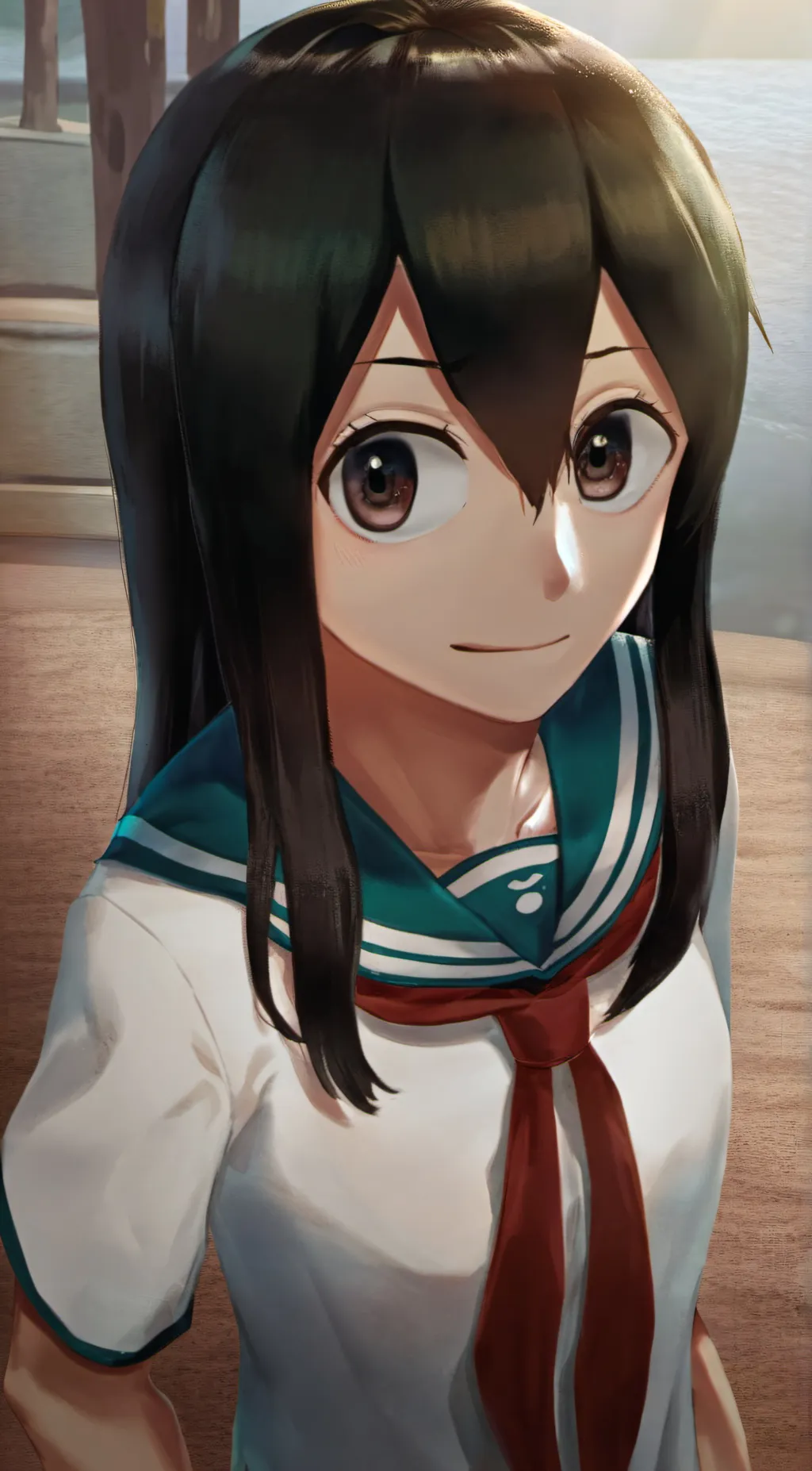 ai character: Tsuyu background