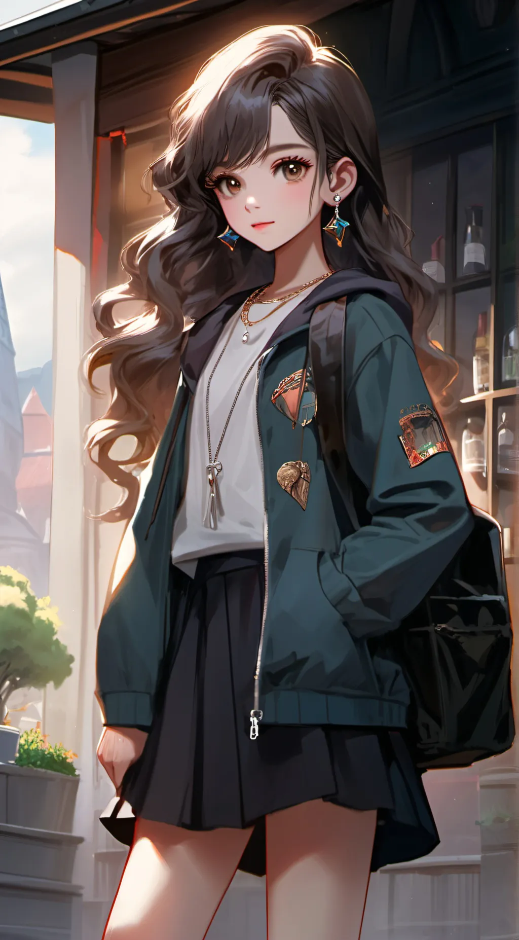 ai character: SLAY GIRL background