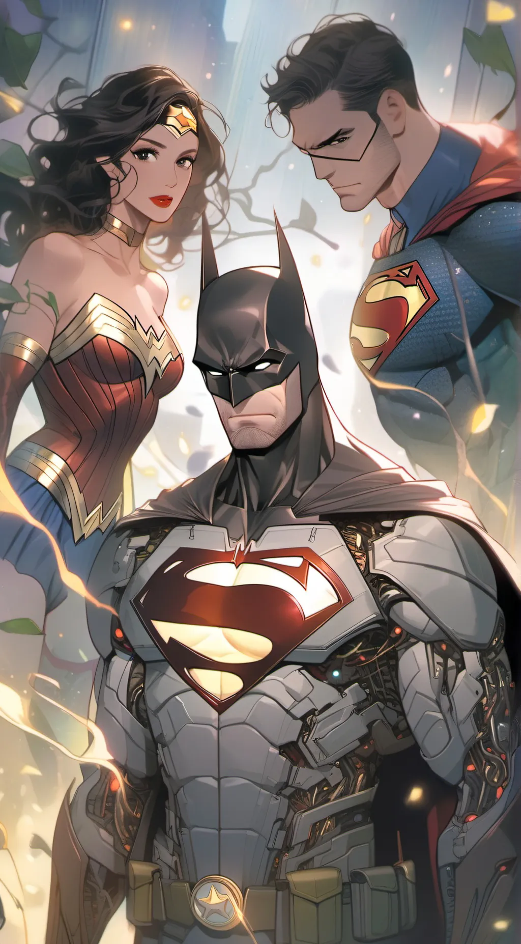 ai character: Justice league background