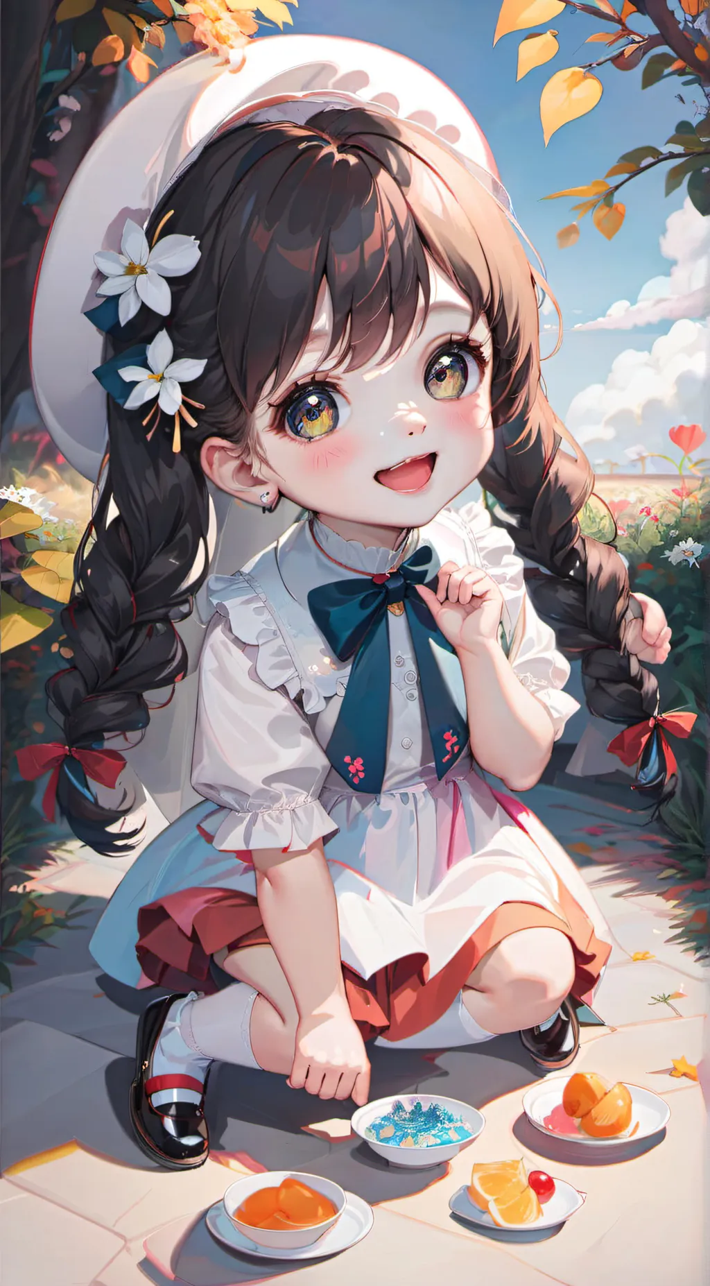 ai character: lily background