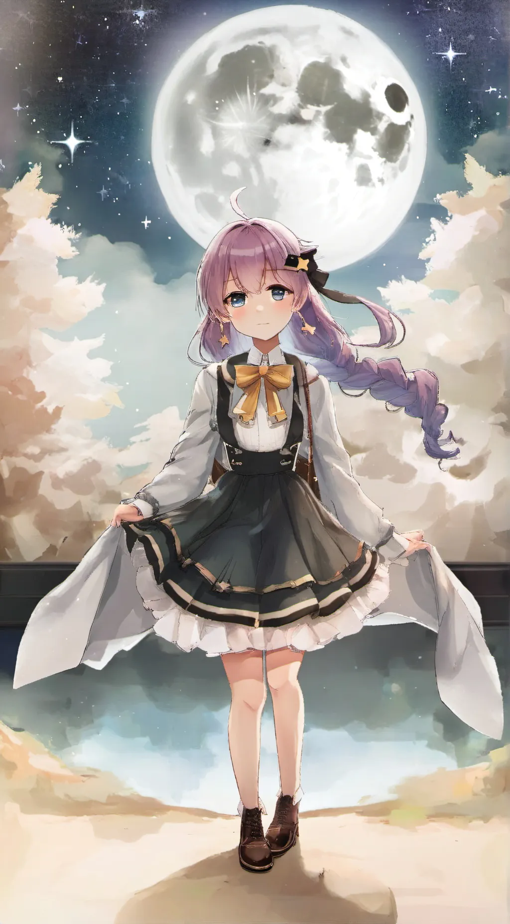ai character: Moonlight Lilly background
