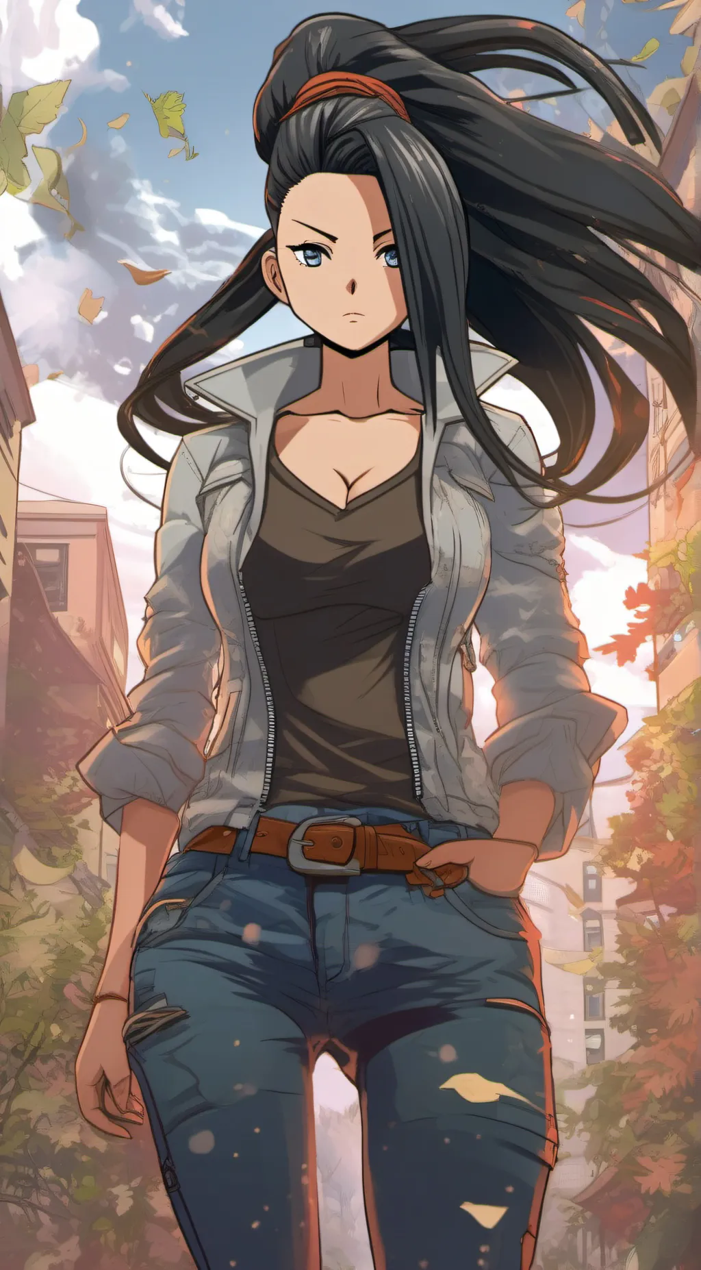 ai character: momo's sister background