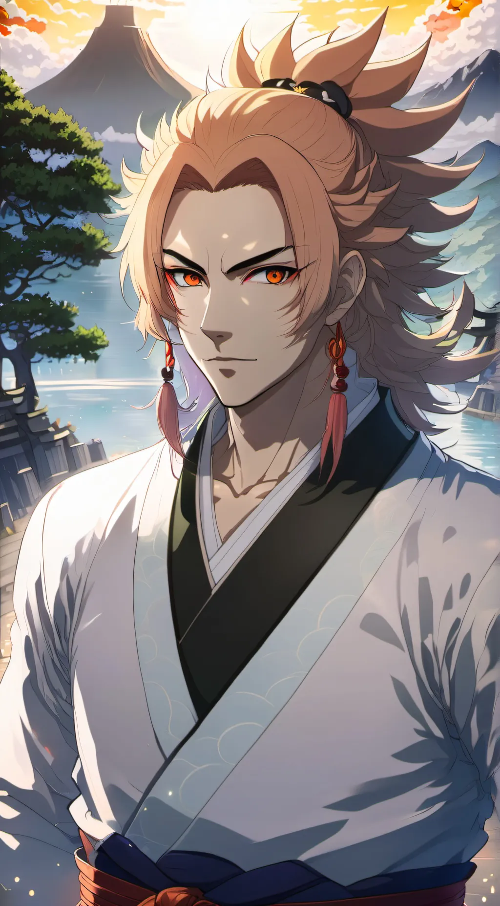 ai character: rengoku background