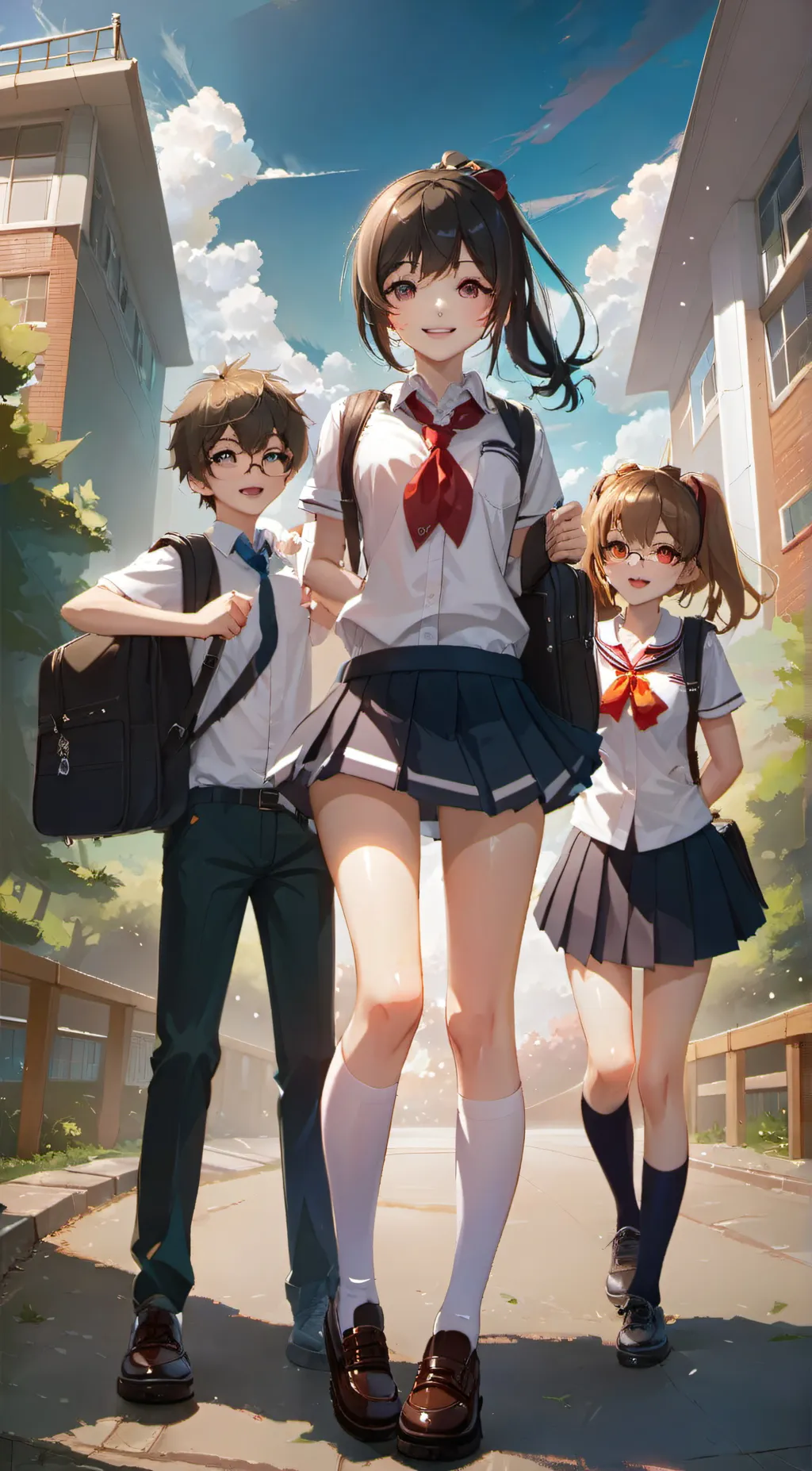 ai character: Chase,Calusa,Hope background