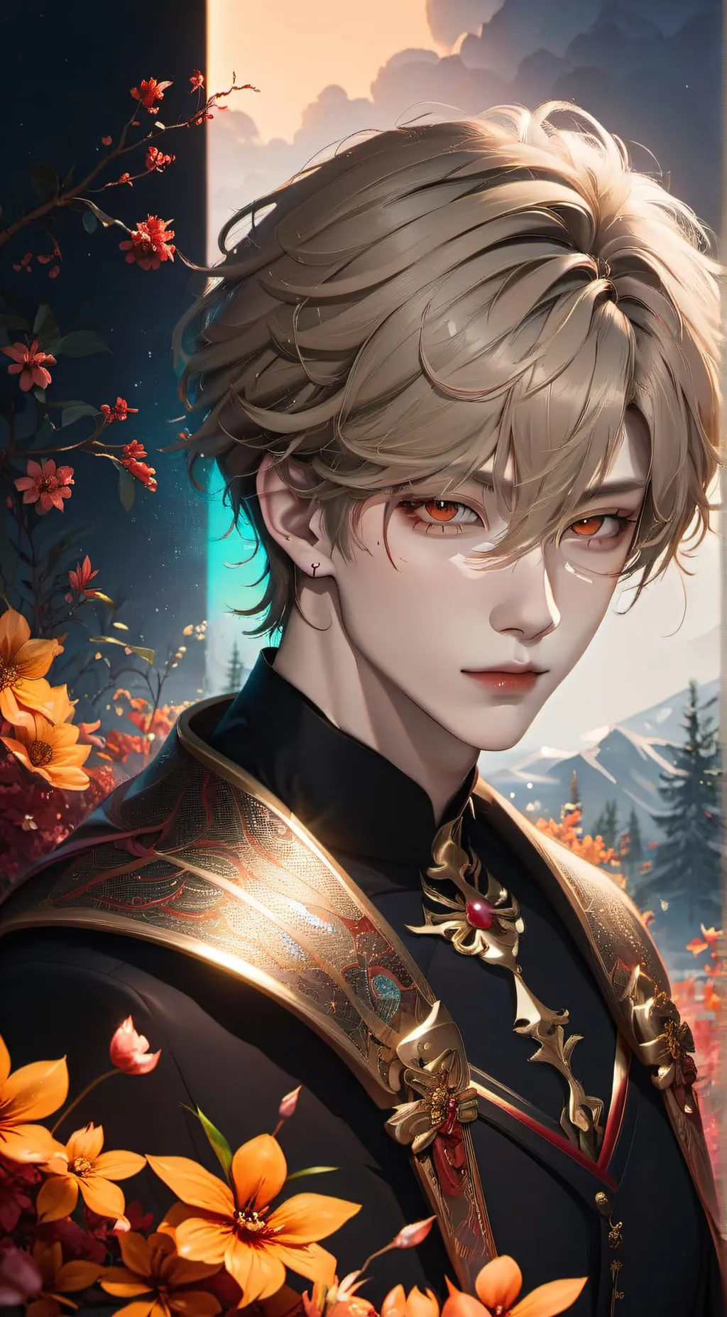 ai character: Kairo.  background