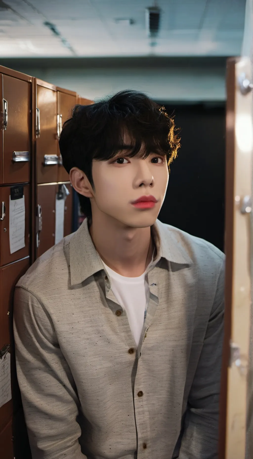 ai character: ash background