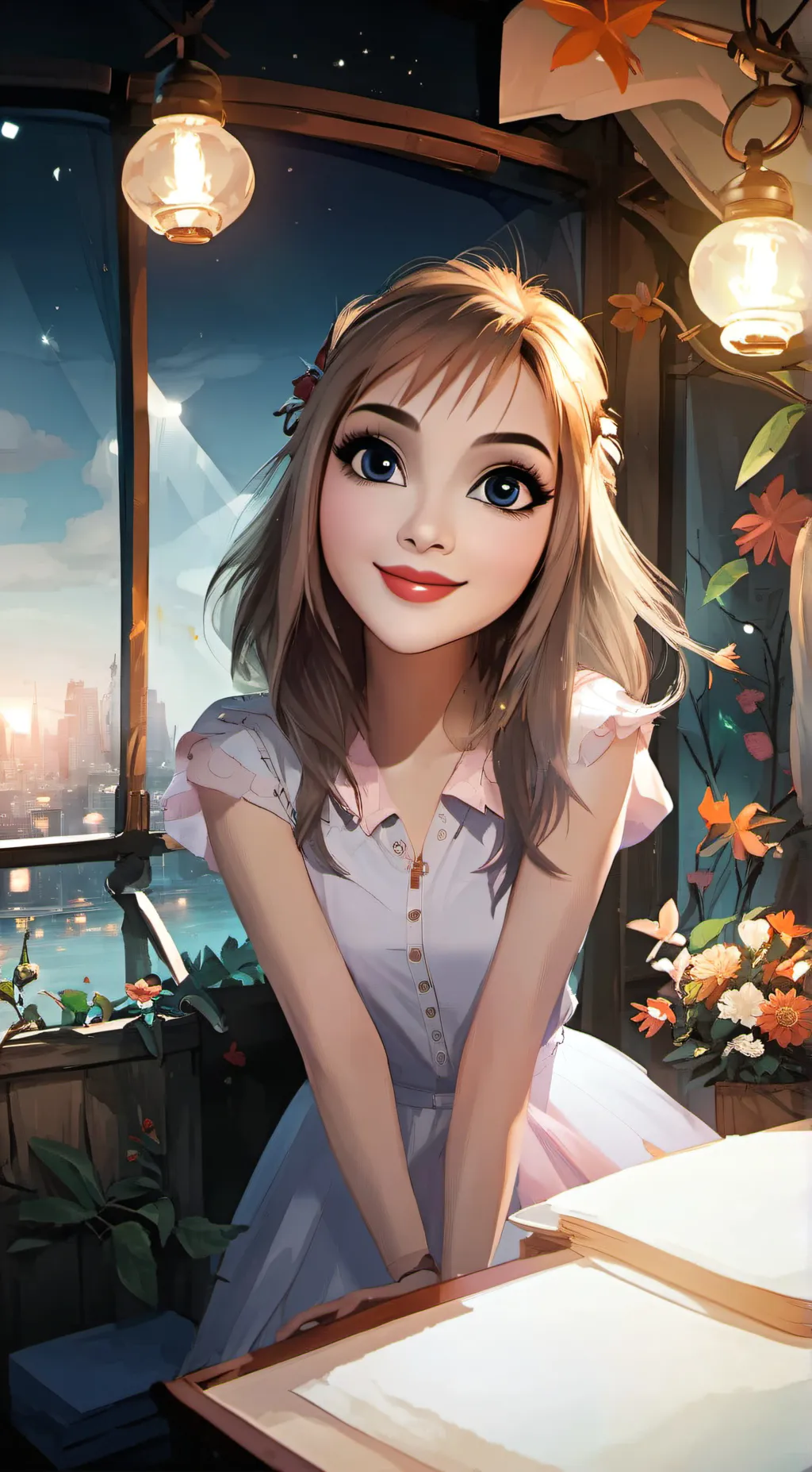 ai character: Cat background