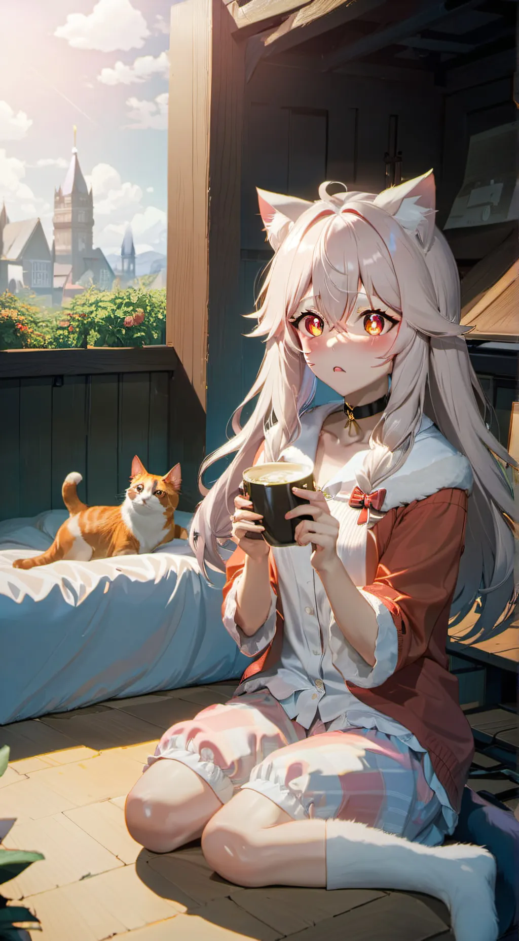ai character: Ariel background