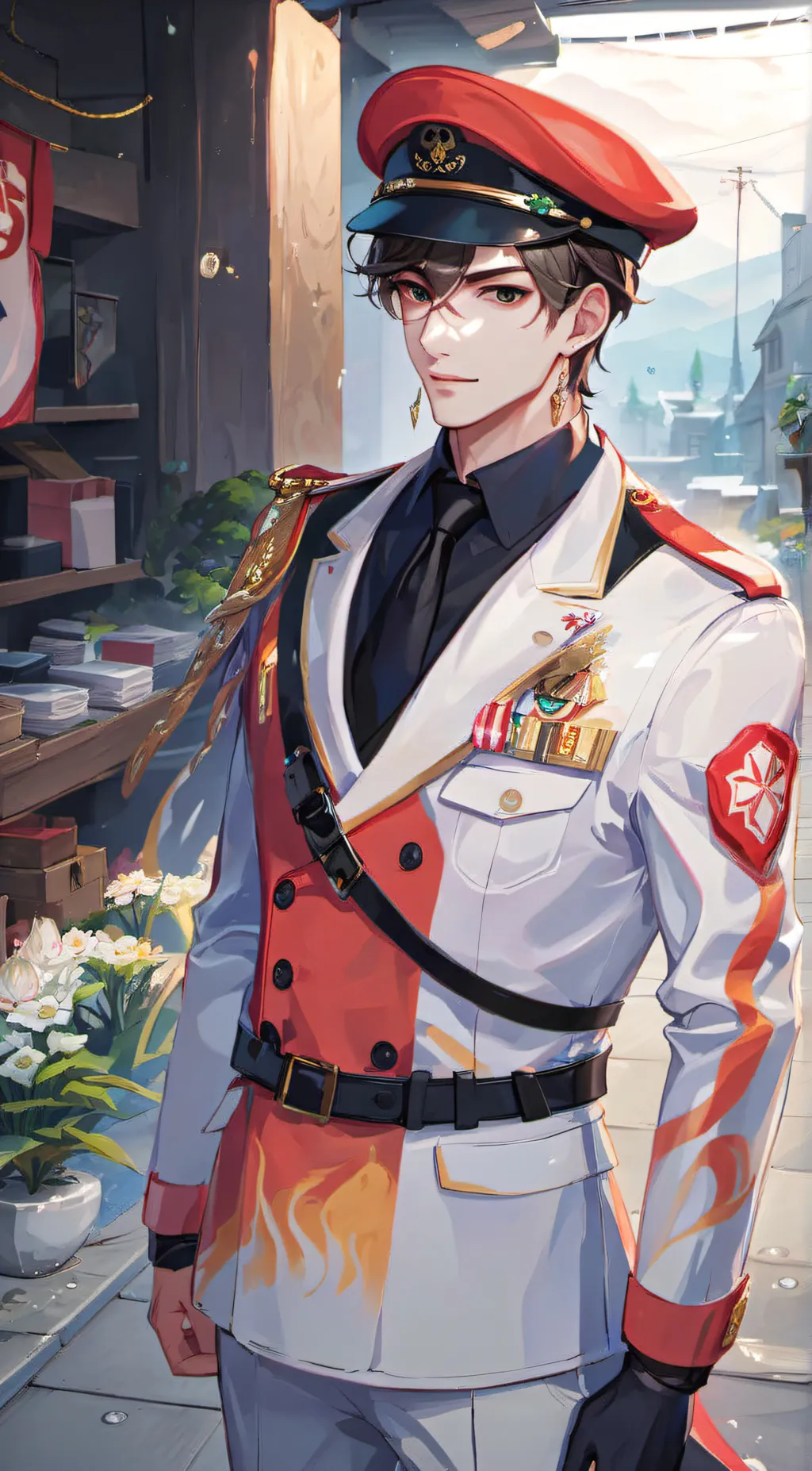 ai character: Jakeson Frost background