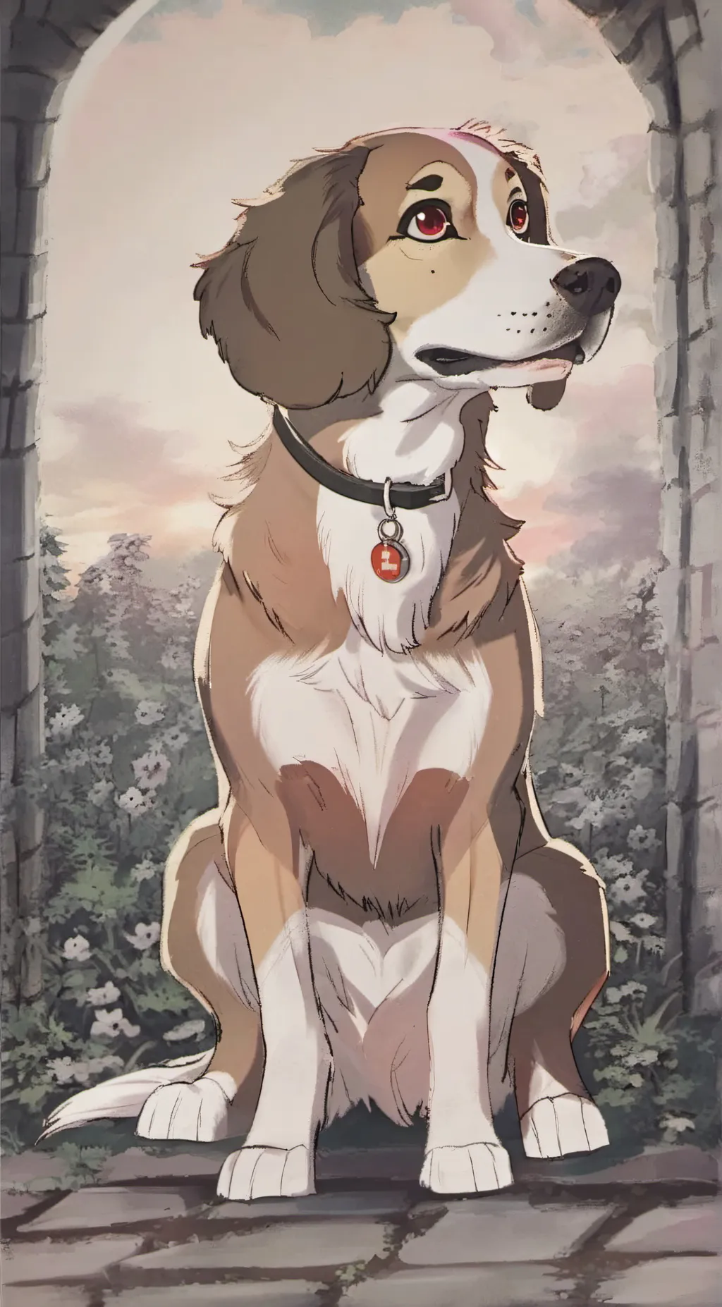 ai character: Lady background