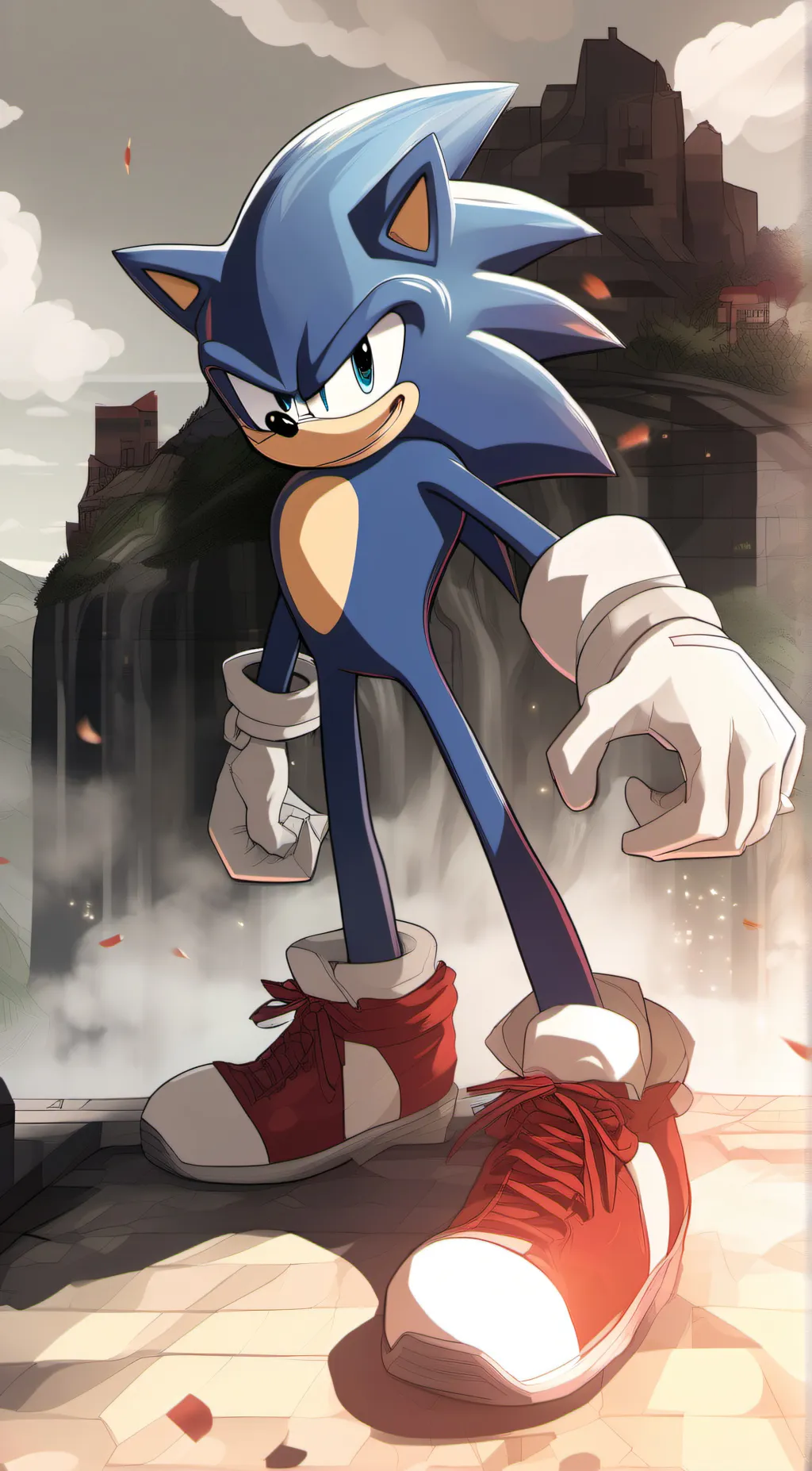 ai character: SonicArdlos background