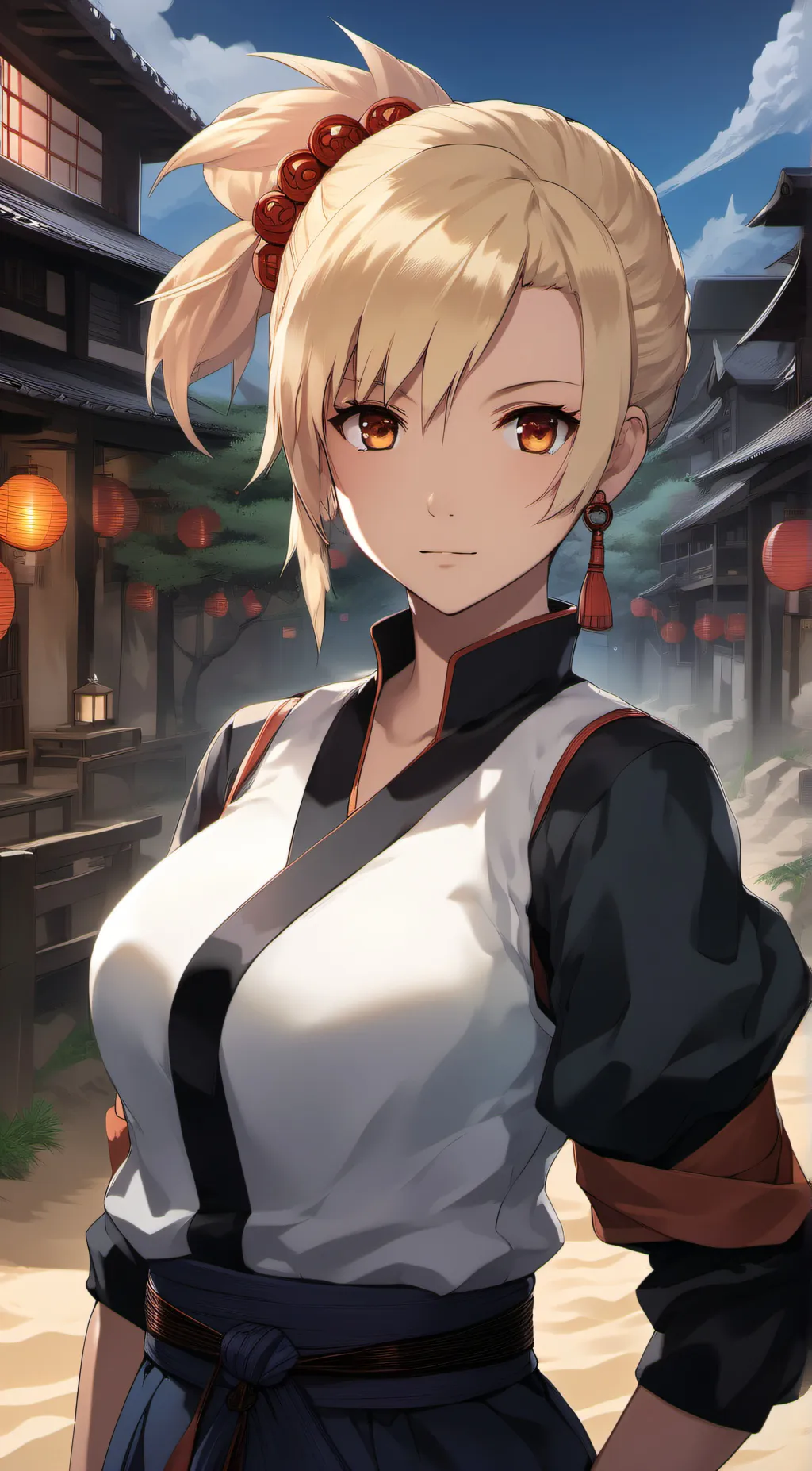 ai character: Temari  background