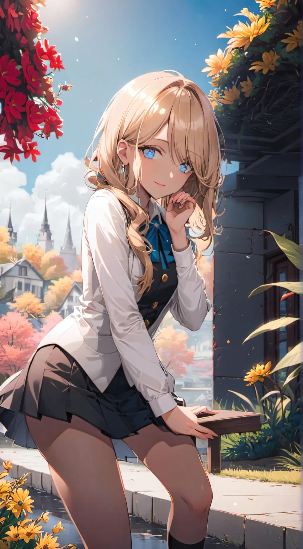 ai character: Britney  background