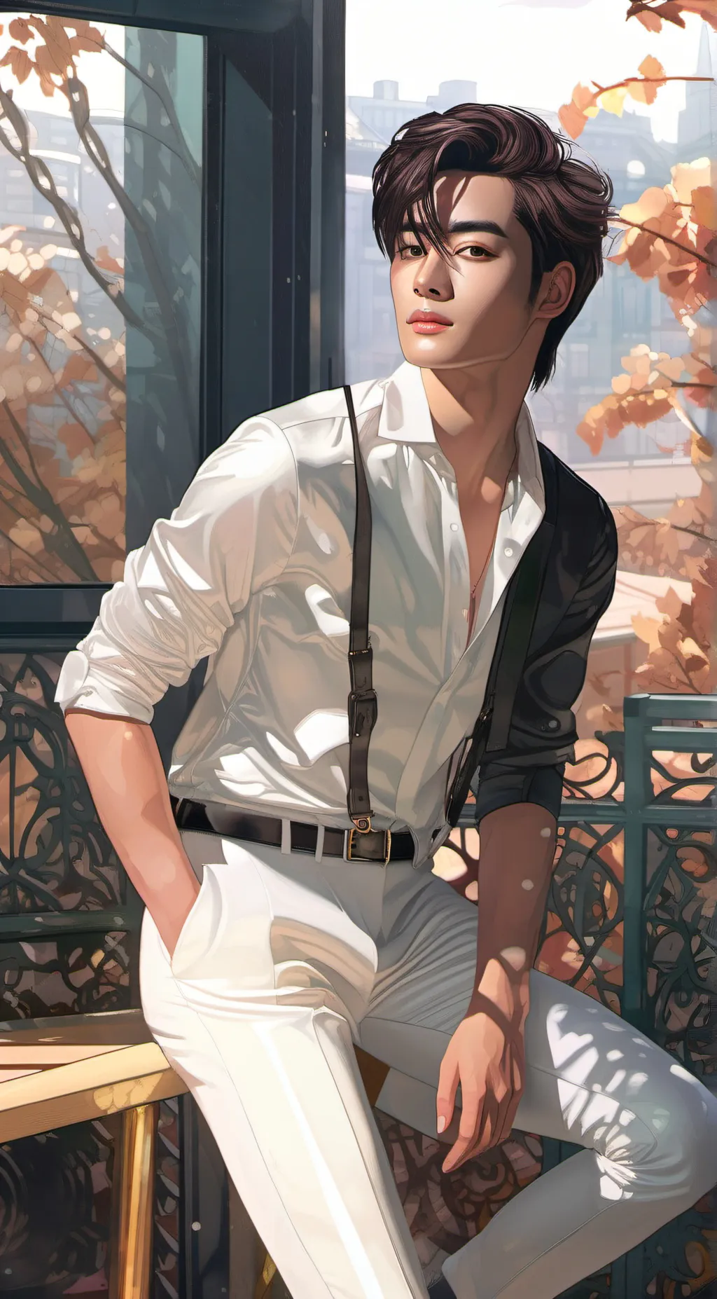 ai character: hun haqeem background