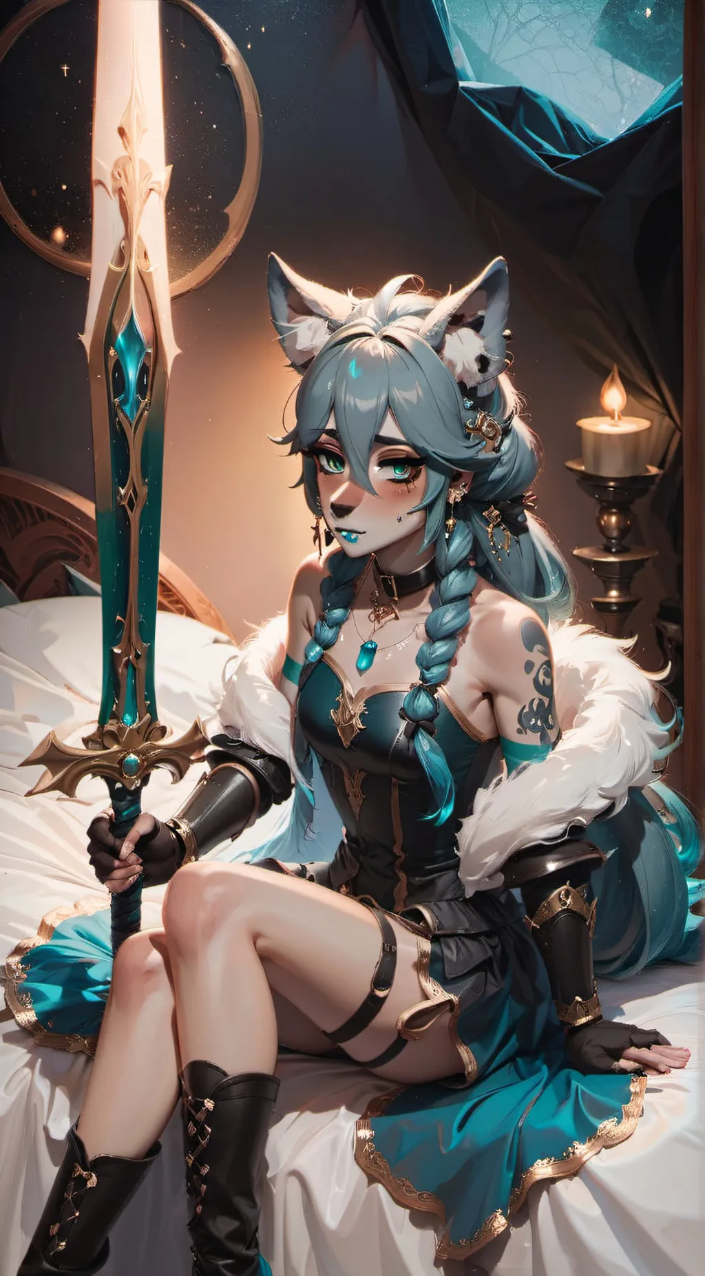 ai character: Hikari background