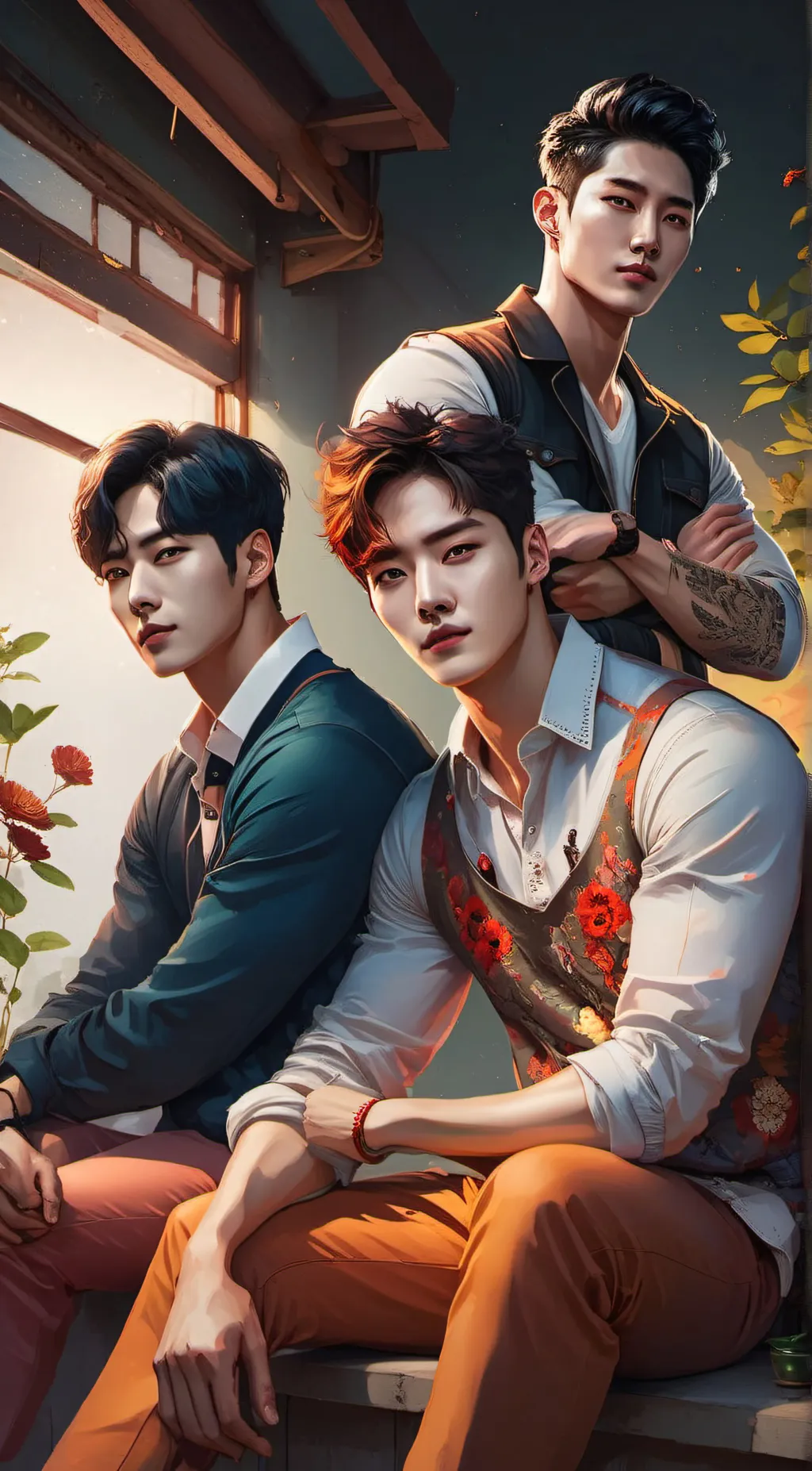 ai character: Me and My Roomates background