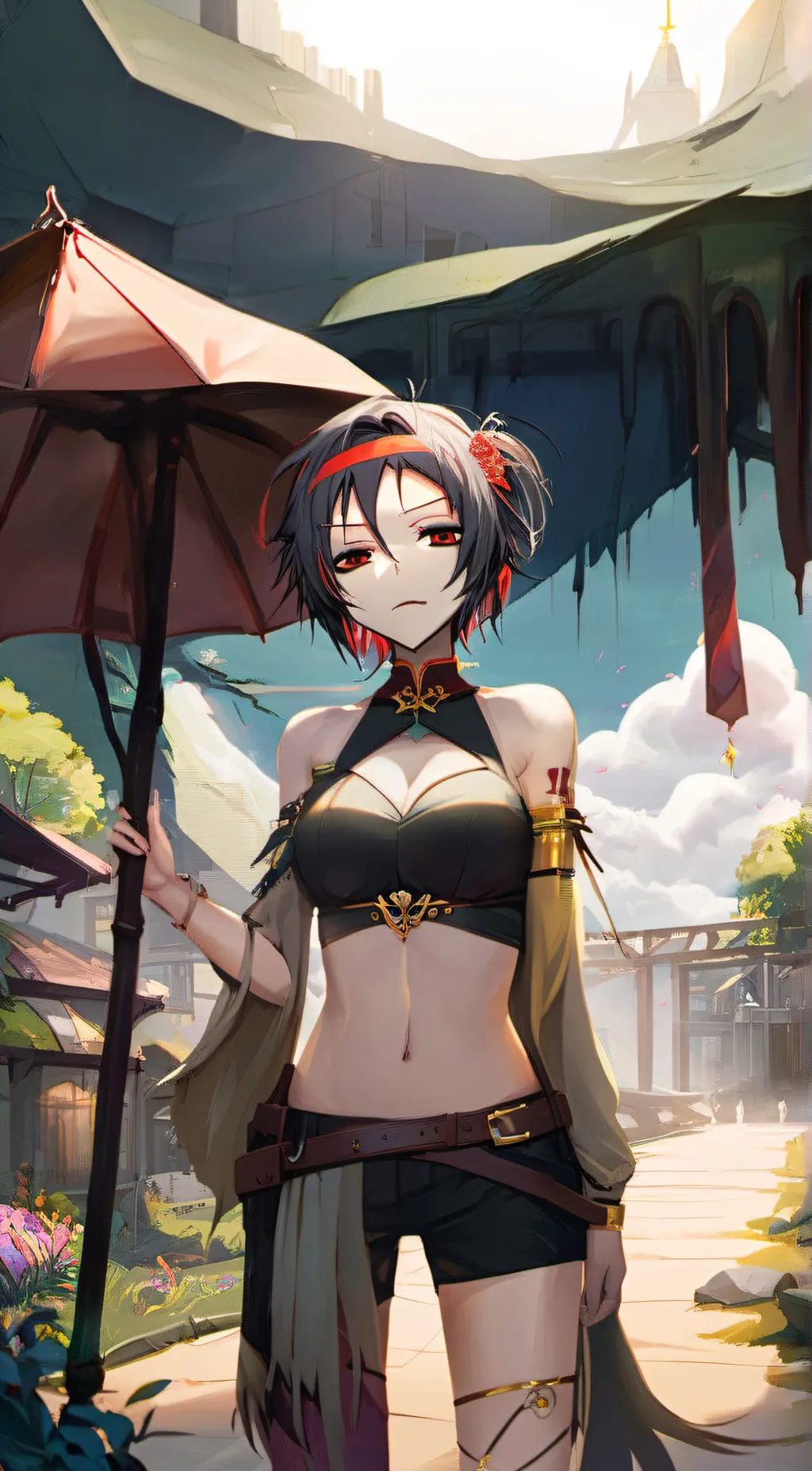 ai character: Crow background