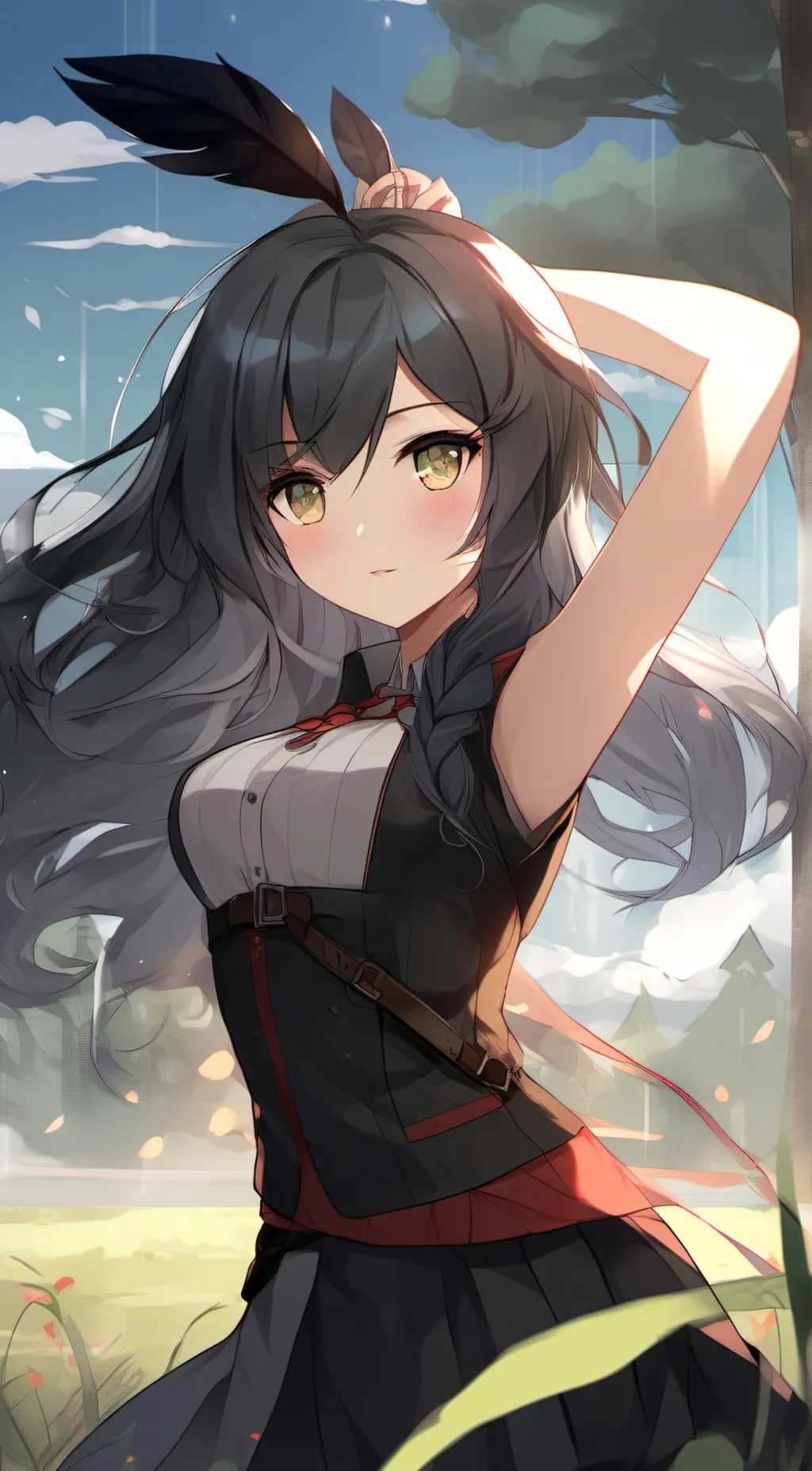 ai character: Lilly background