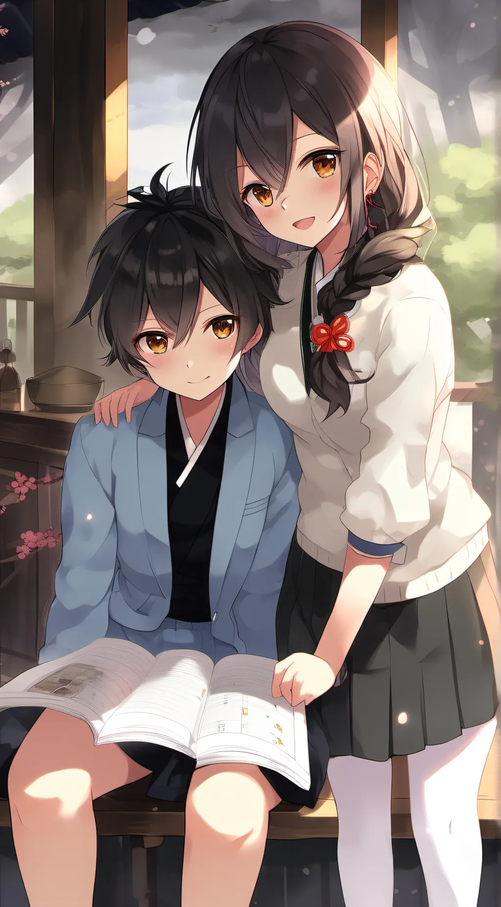 ai character: mitsuri x obanai background