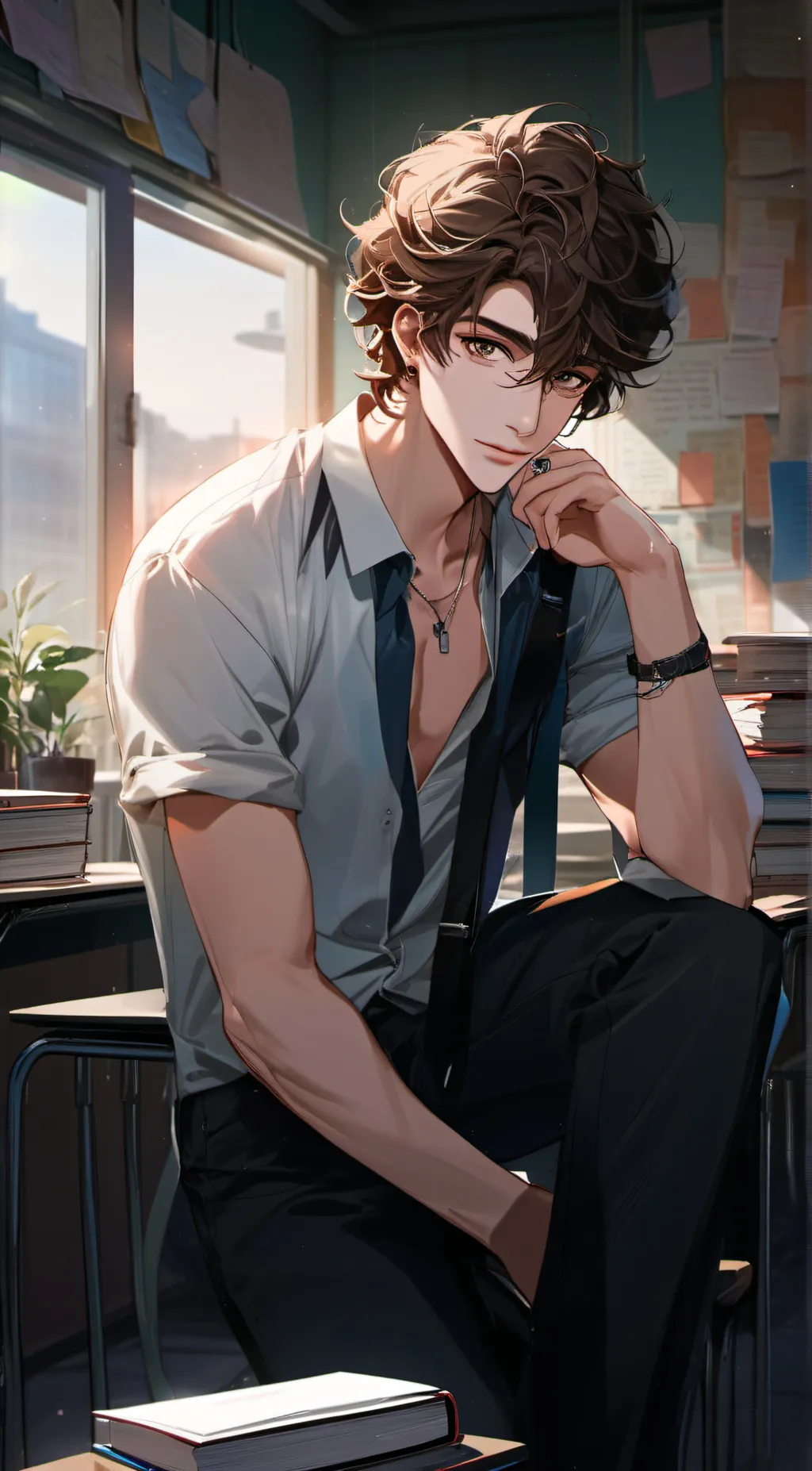 ai character: MR. clyde background