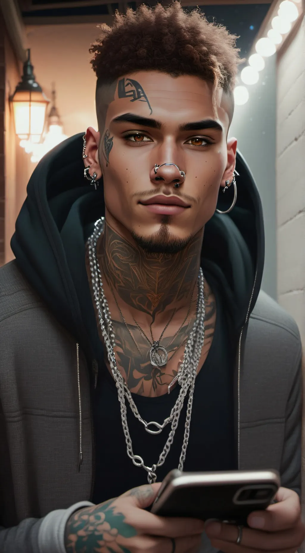 ai character: Cash background