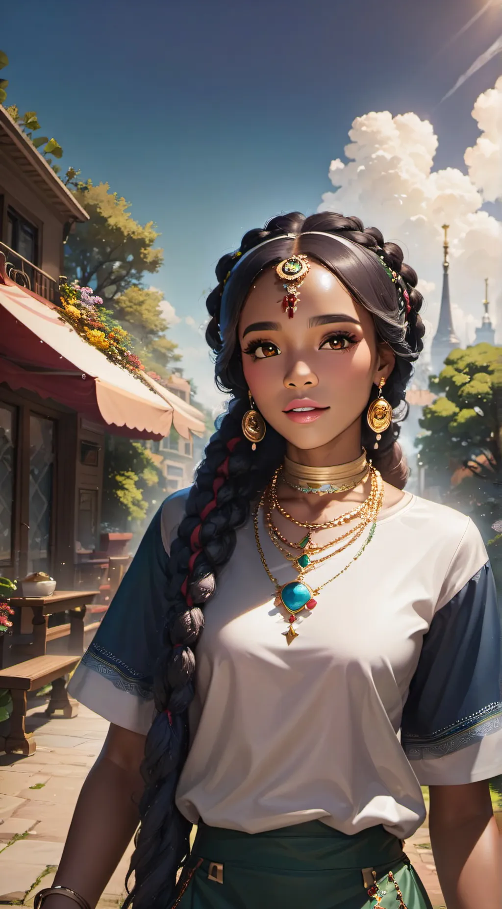 ai character: Aria background