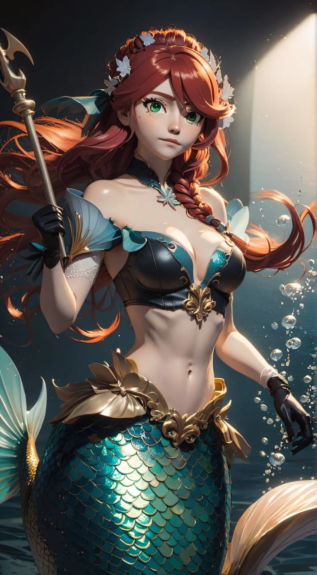 ai character: Mermaid!Iraq background